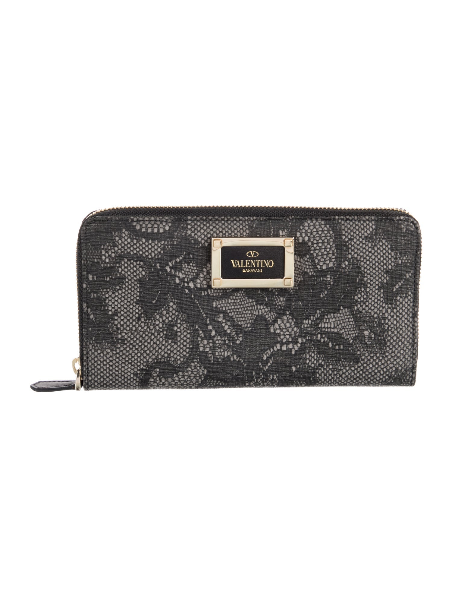 Valentino Lace Printed Compact Wallet