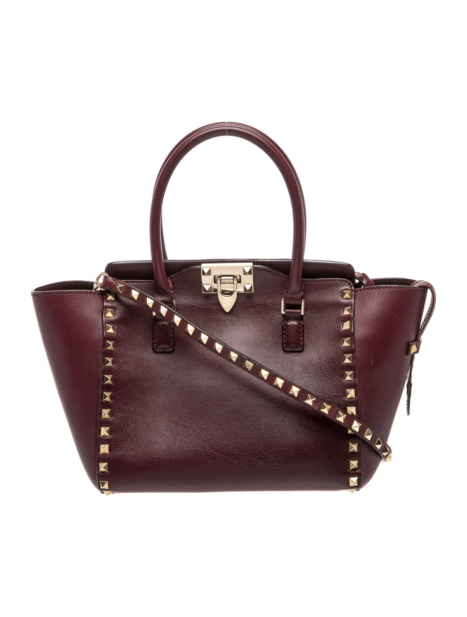 Valentino Leather Top Handle Bag