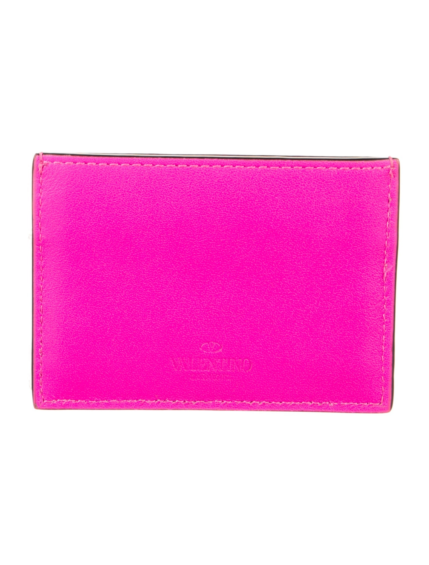 Valentino Leather Card Holder