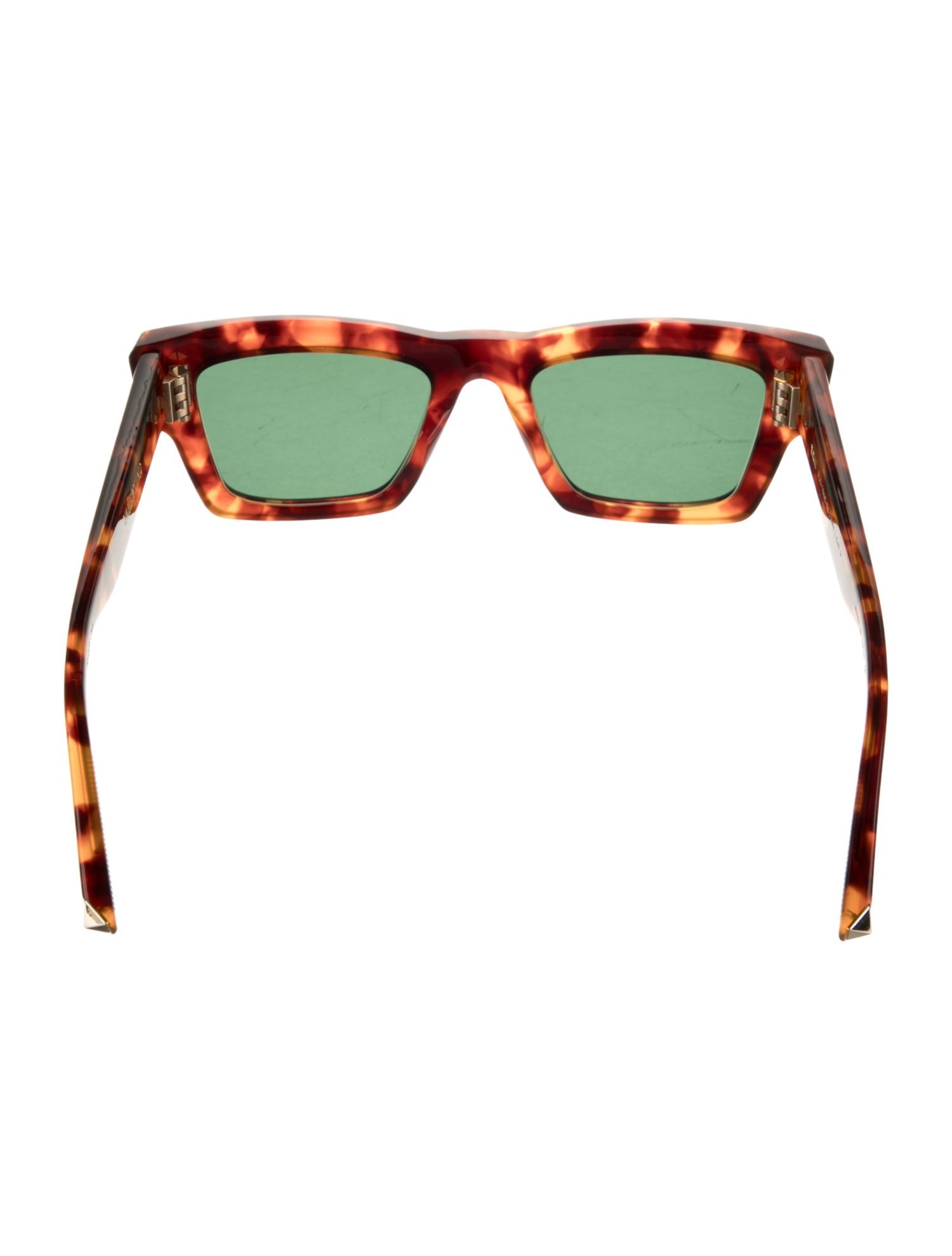 Valentino Rockstud Accents Wayfarer Sunglasses