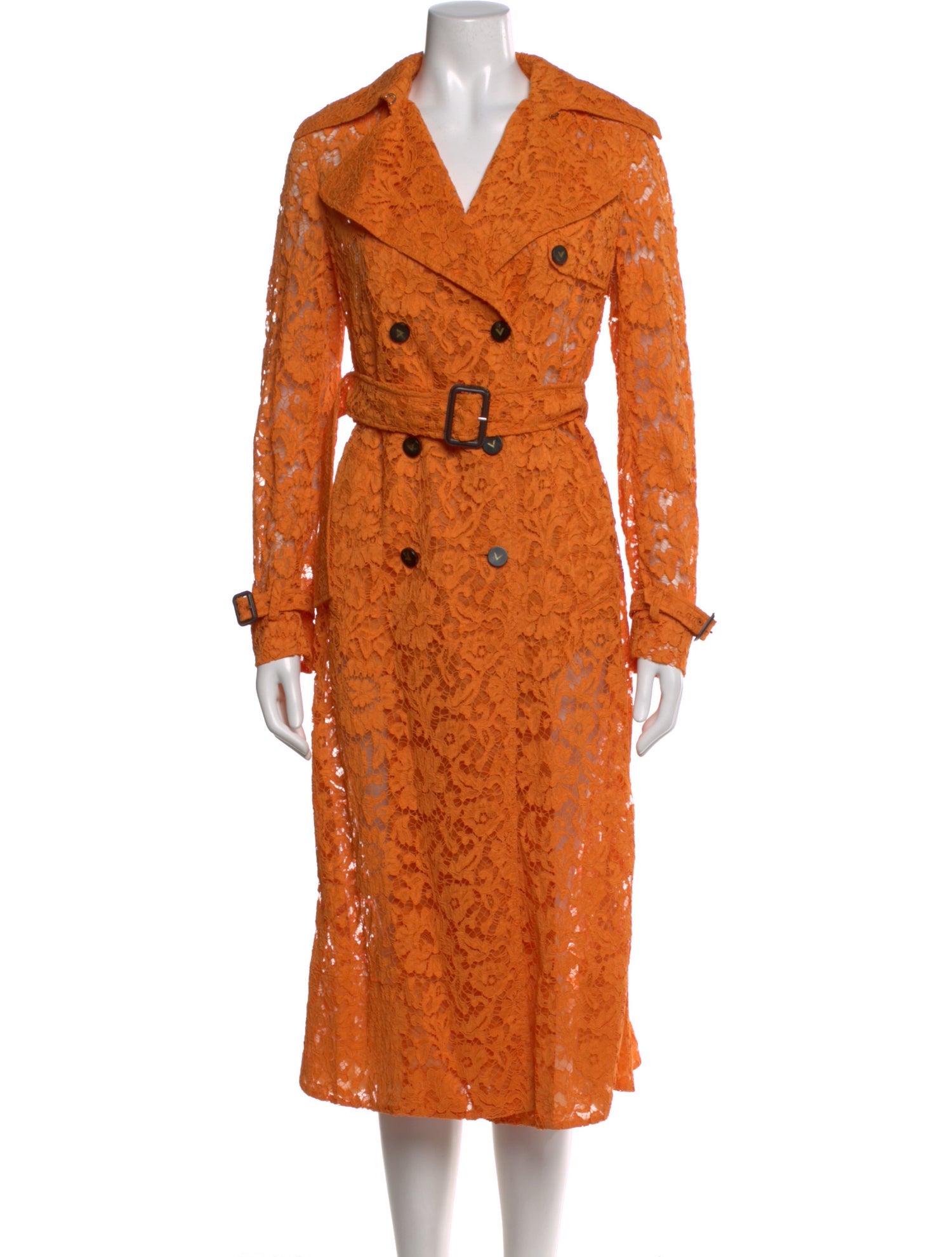 valentino orange lace dress Lace Pattern Long Dress