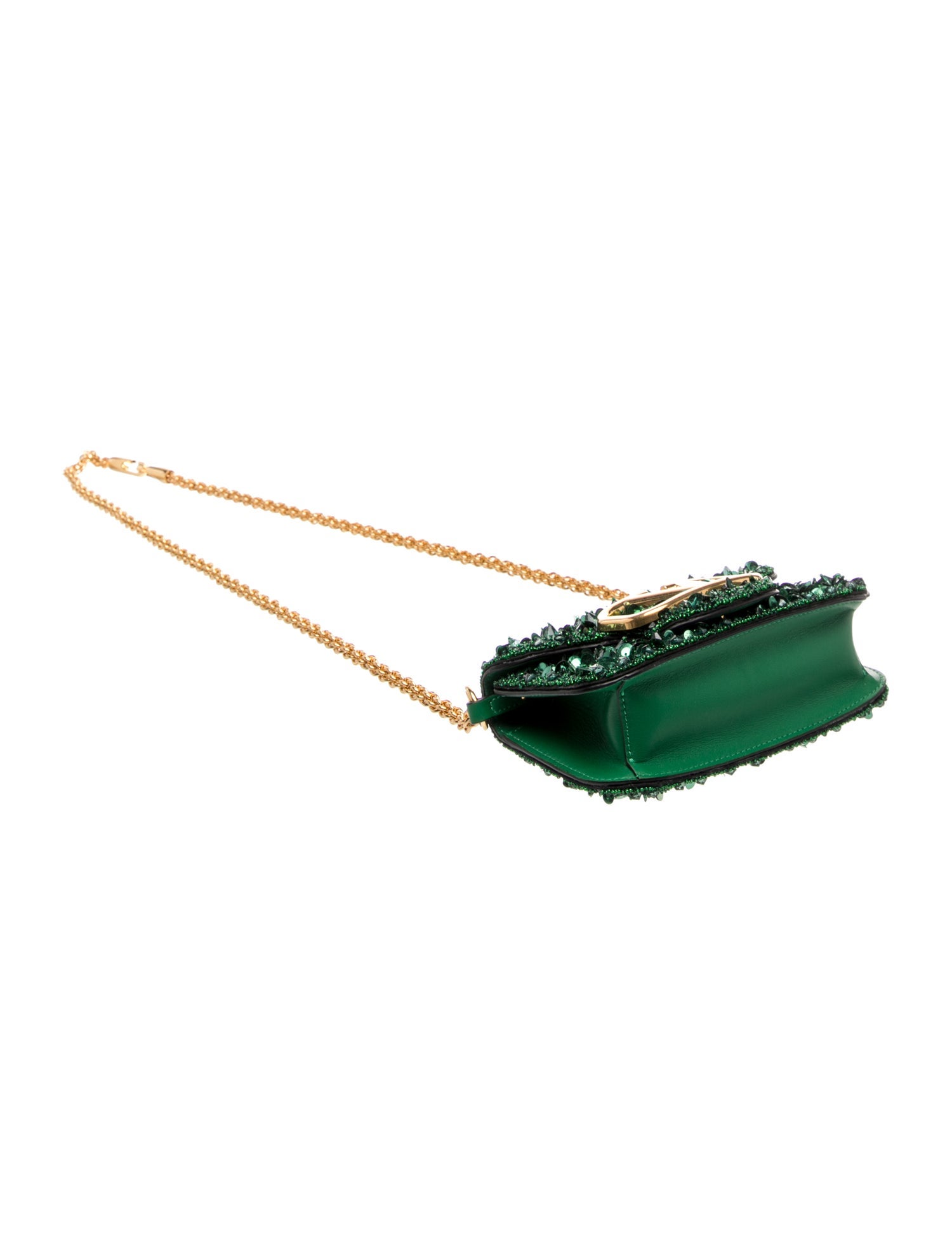 Valentino Vlogo Crossbody Bag Small w/ Tags - Green Mini Bags