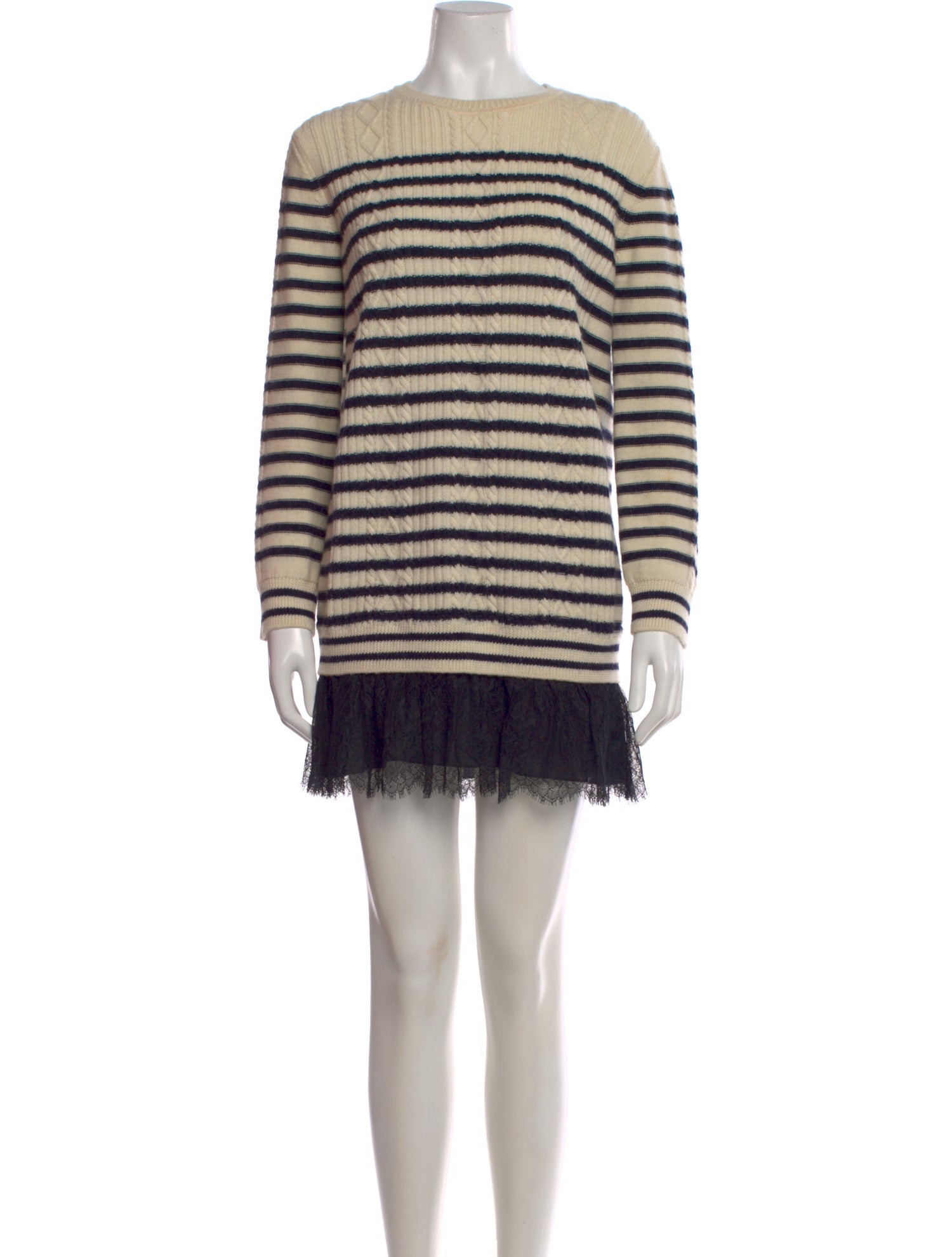 Red Valentino Virgin Wool Mini Dress