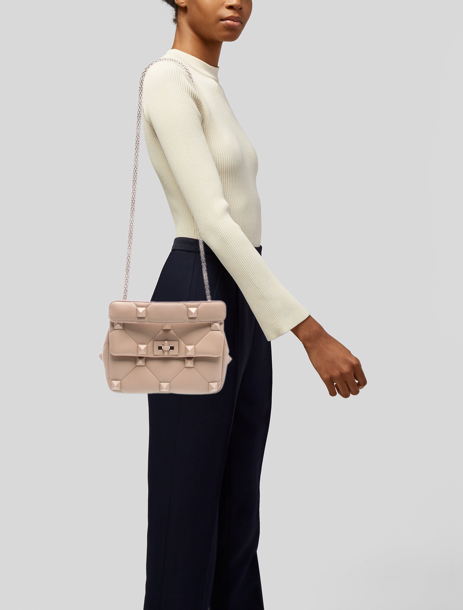 Valentino Quilted Shoulder Bag Medium w/ Tags