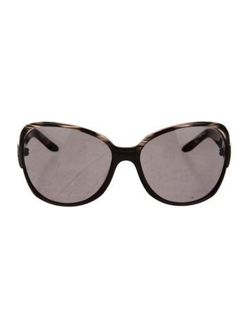 Valentino Oversize Embellished Sunglasses