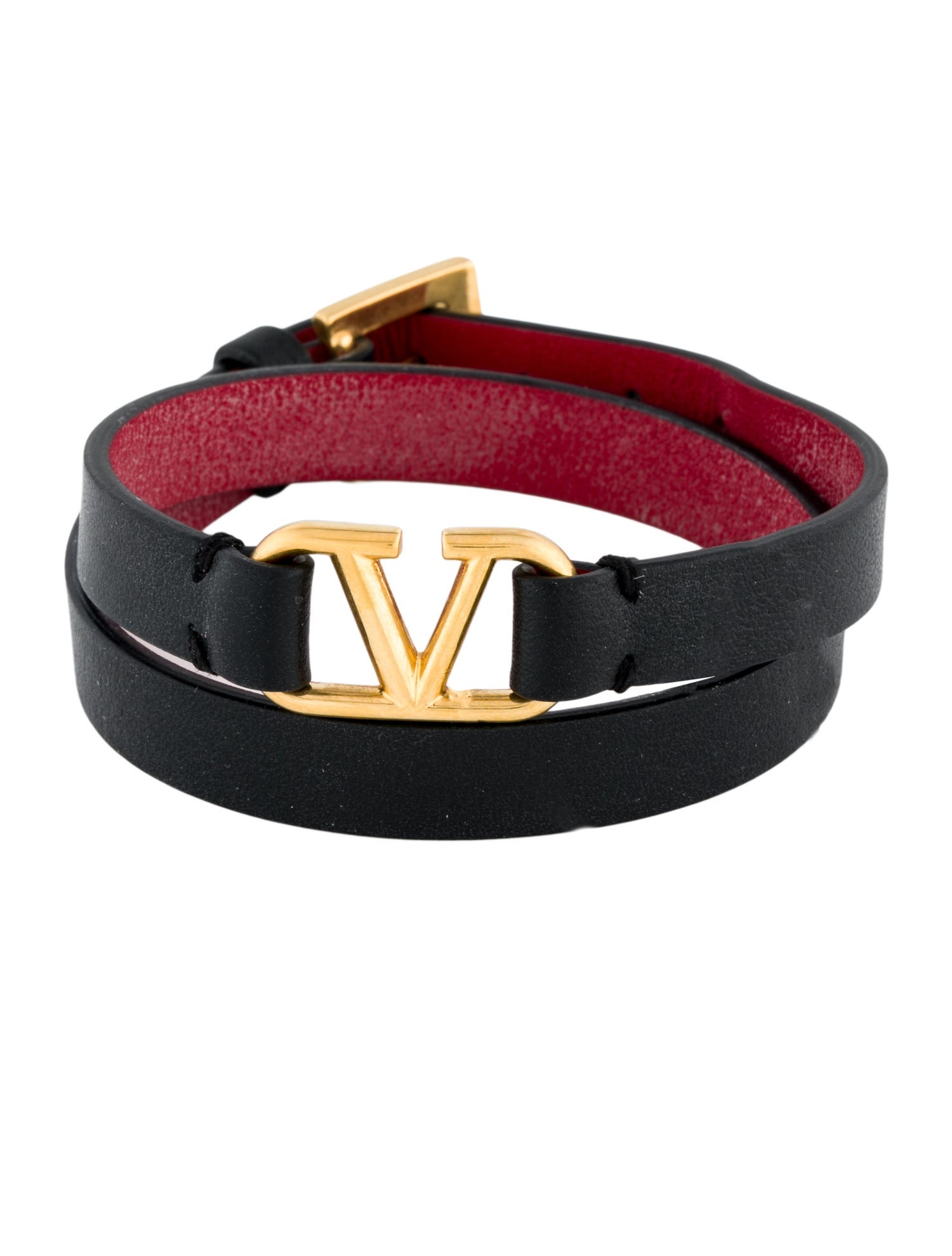 Valentino VLogo Double Wrap Bracelet