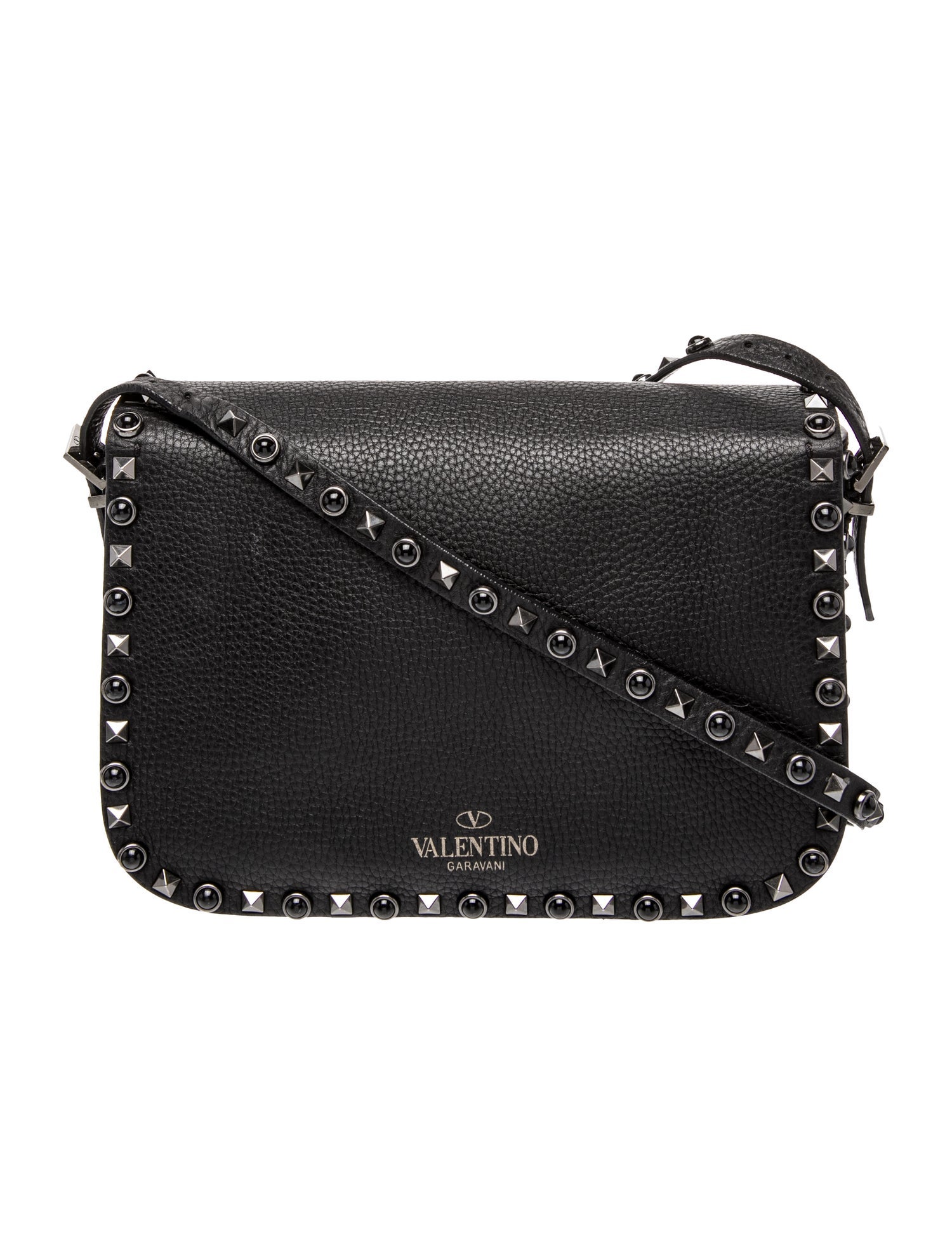 Valentino Rockstud Crossbody Bag - Black Crossbody Bags, Handbags