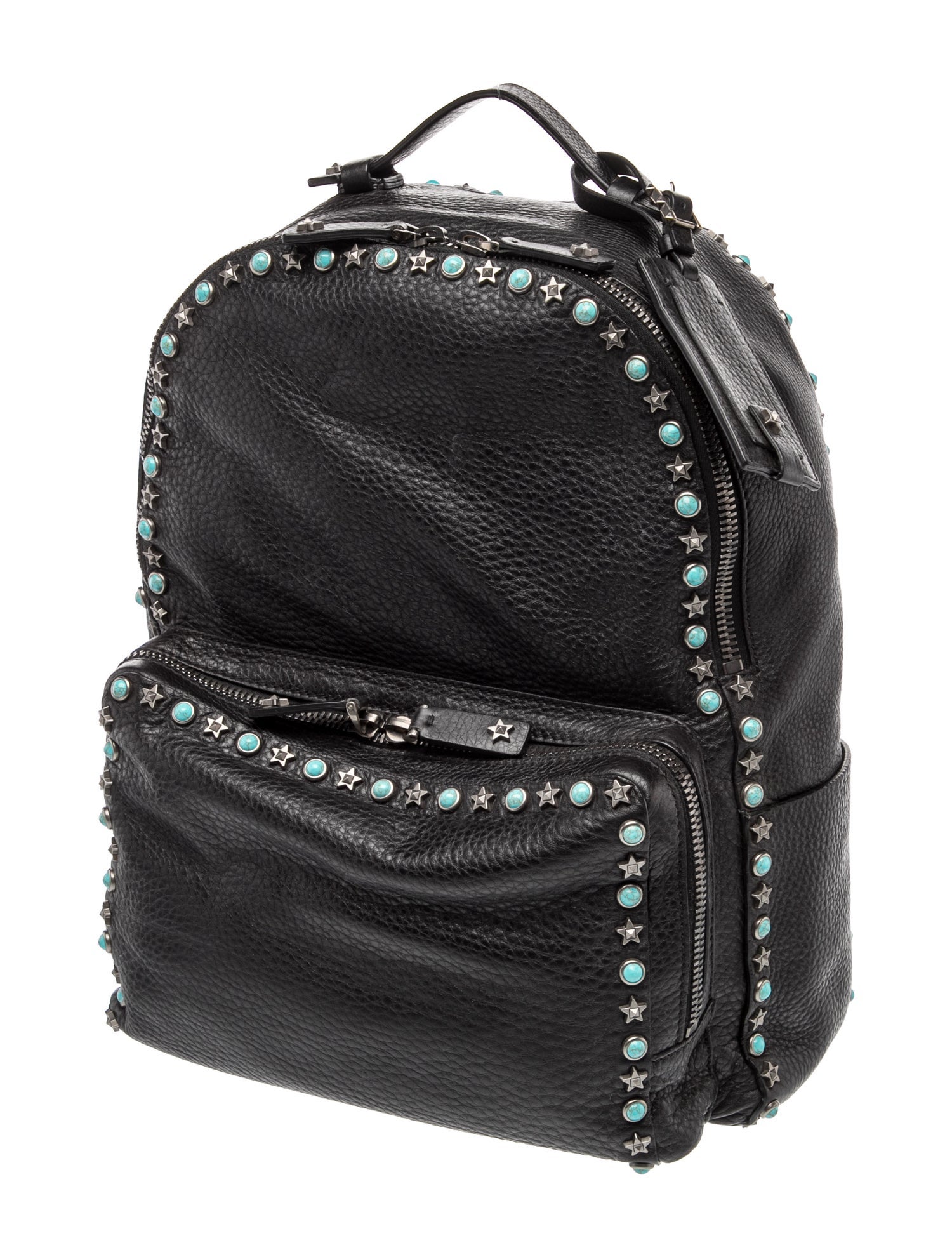 Valentino Rockstud Backpack - Black Backpacks, Handbags 