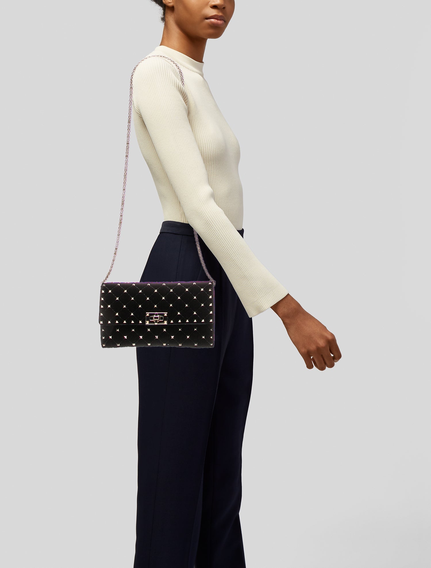 Valentino Rockstud Clutch