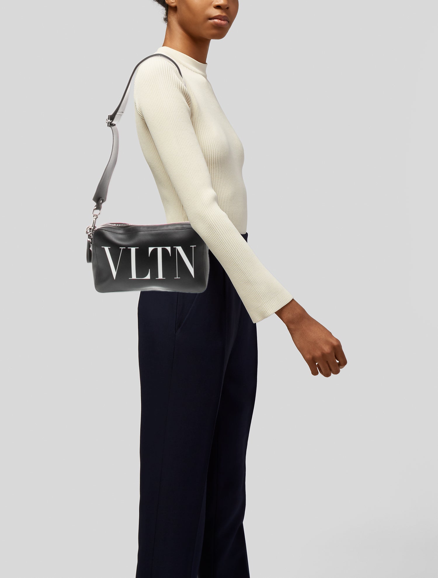Valentino Leather Shoulder Bag