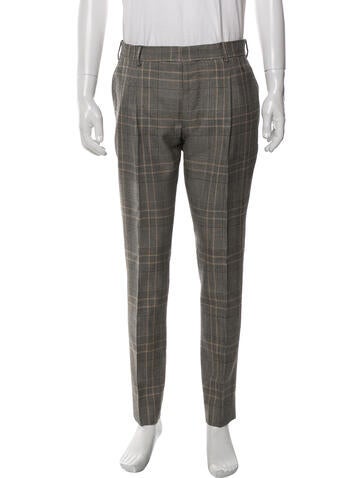 Pre-owned Valentino Virgin Wool Pants In Black