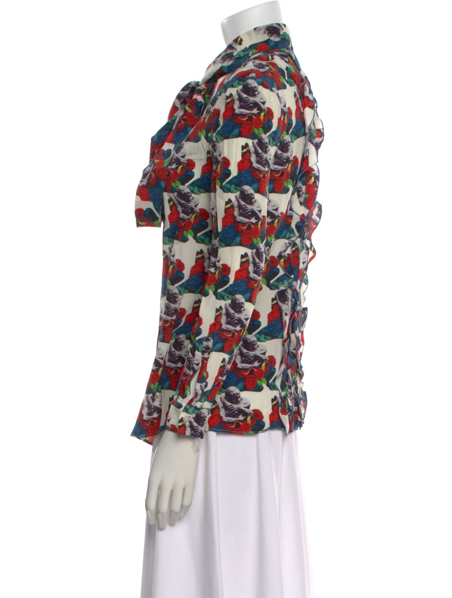 Valentino Silk Printed Blouse