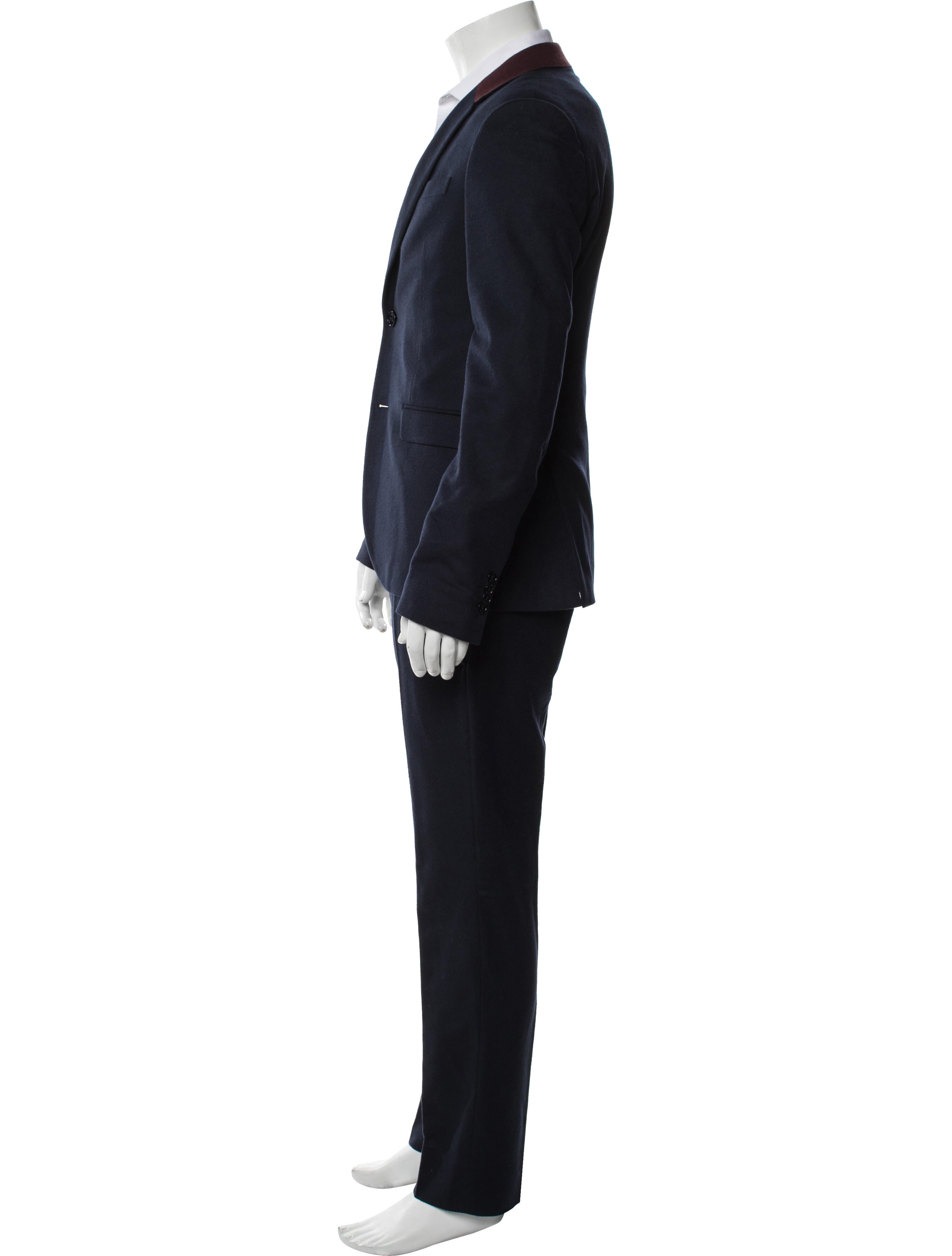 Valentino Cashmere Patterned Two-Piece Suit