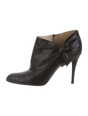 Valentino Leather Ankle Boots