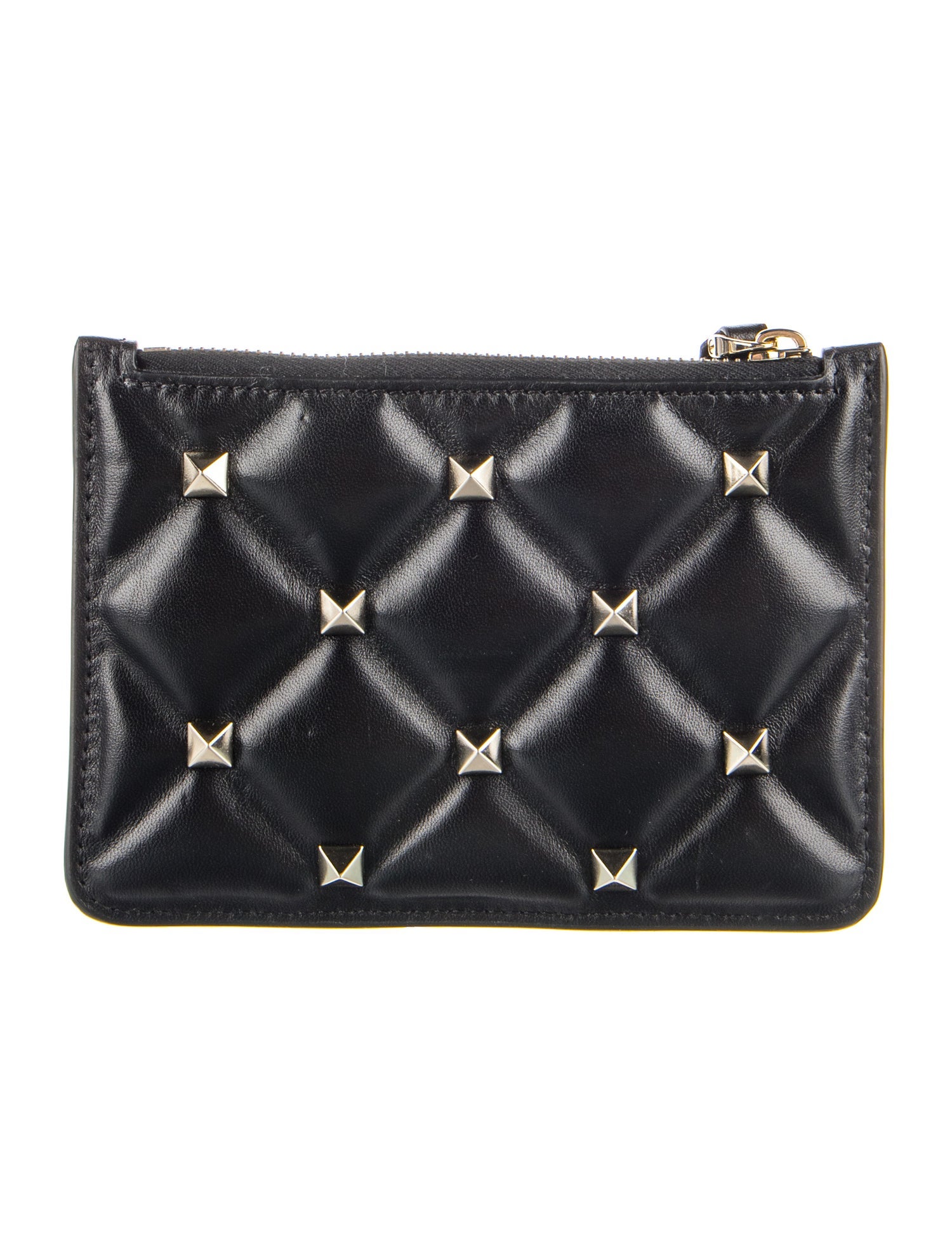 Valentino Rockstud Accents Leather Wallet
