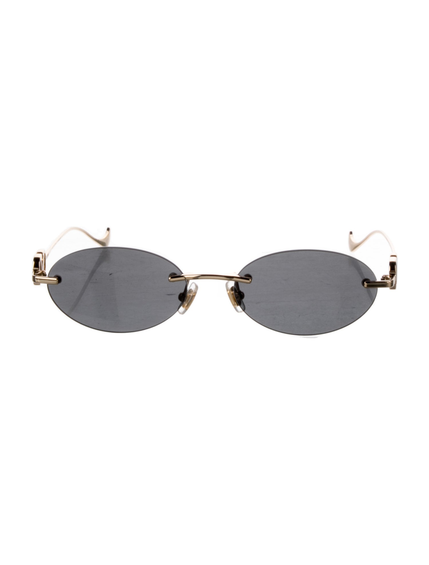 Valentino Vlogo Narrow Sunglasses