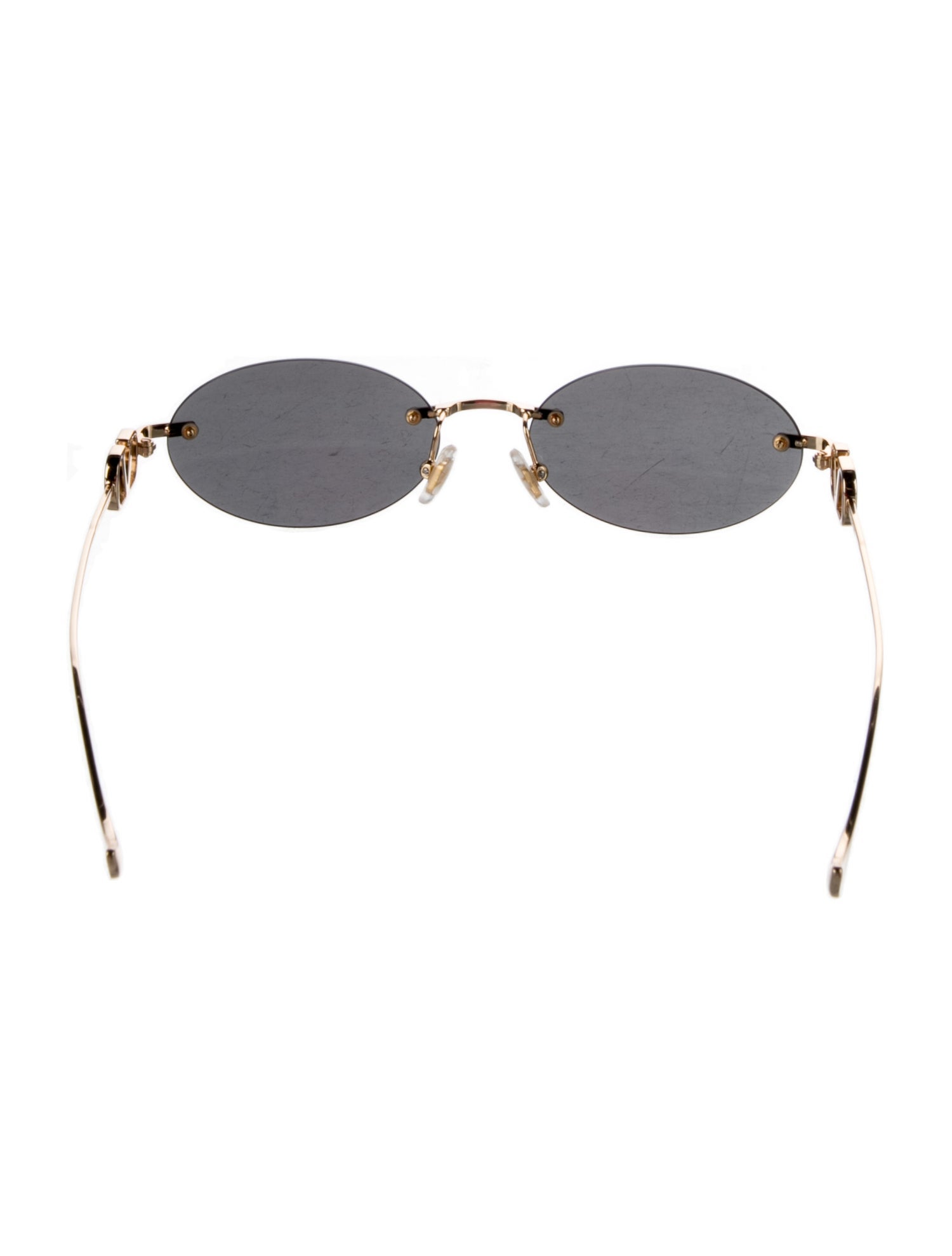 Valentino Vlogo Narrow Sunglasses