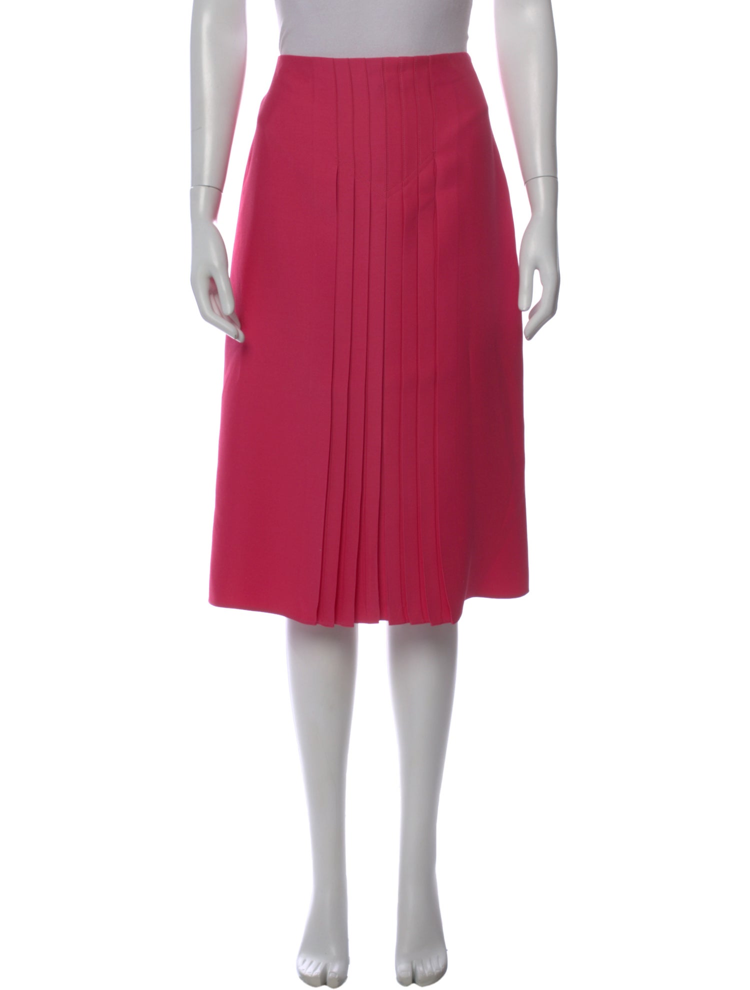 Valentino Silk Midi Length Skirt