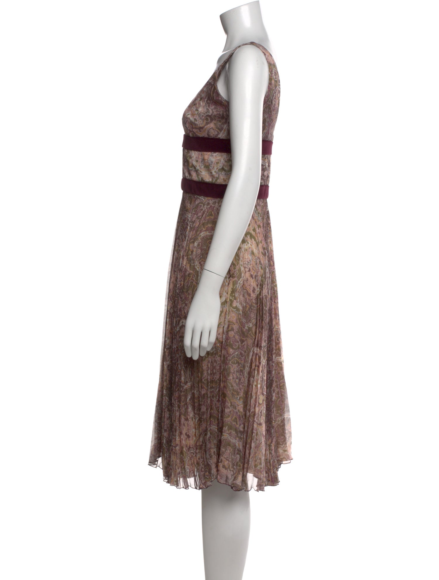 Valentino Silk Knee-Length Dress