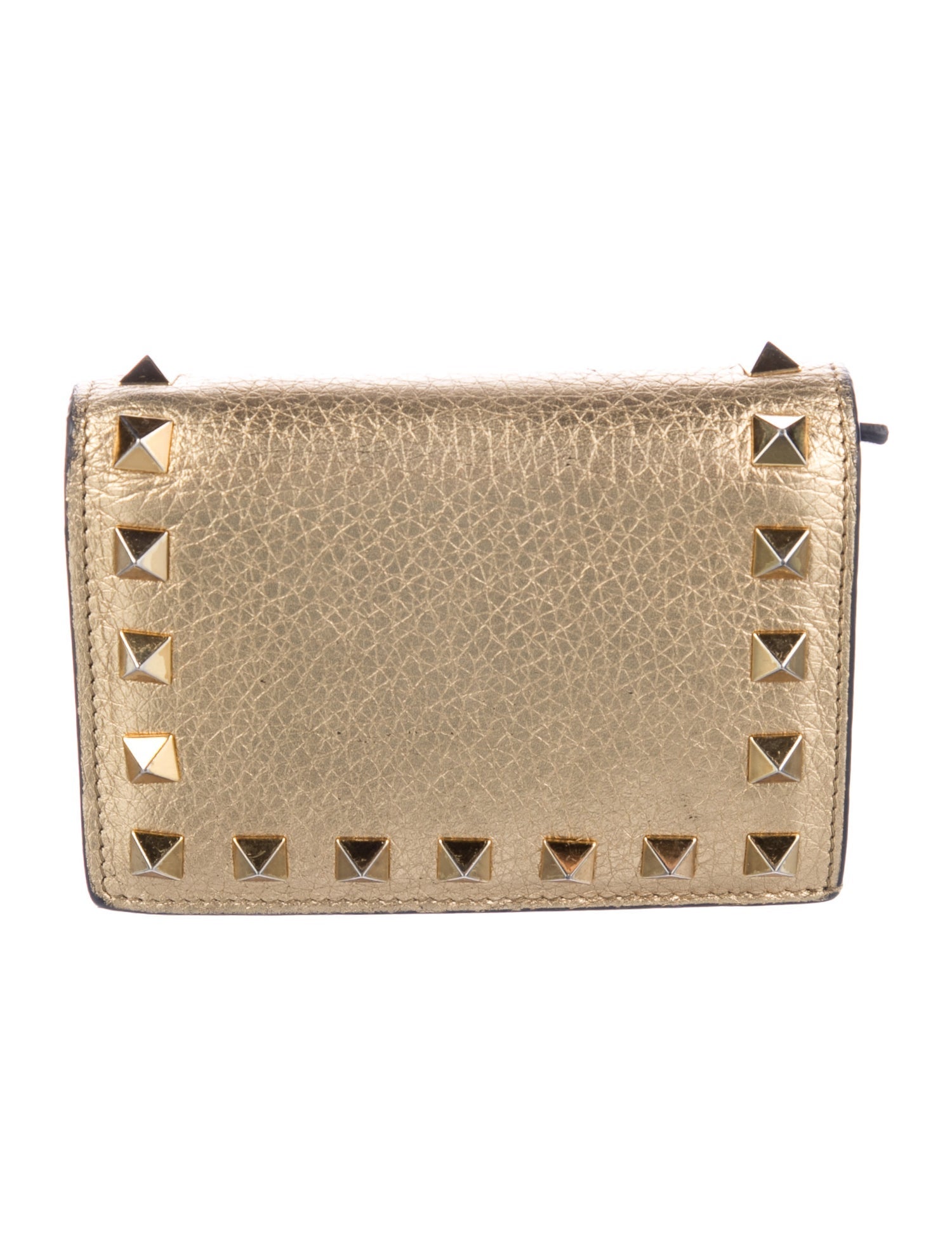 Valentino Leather Compact Wallet