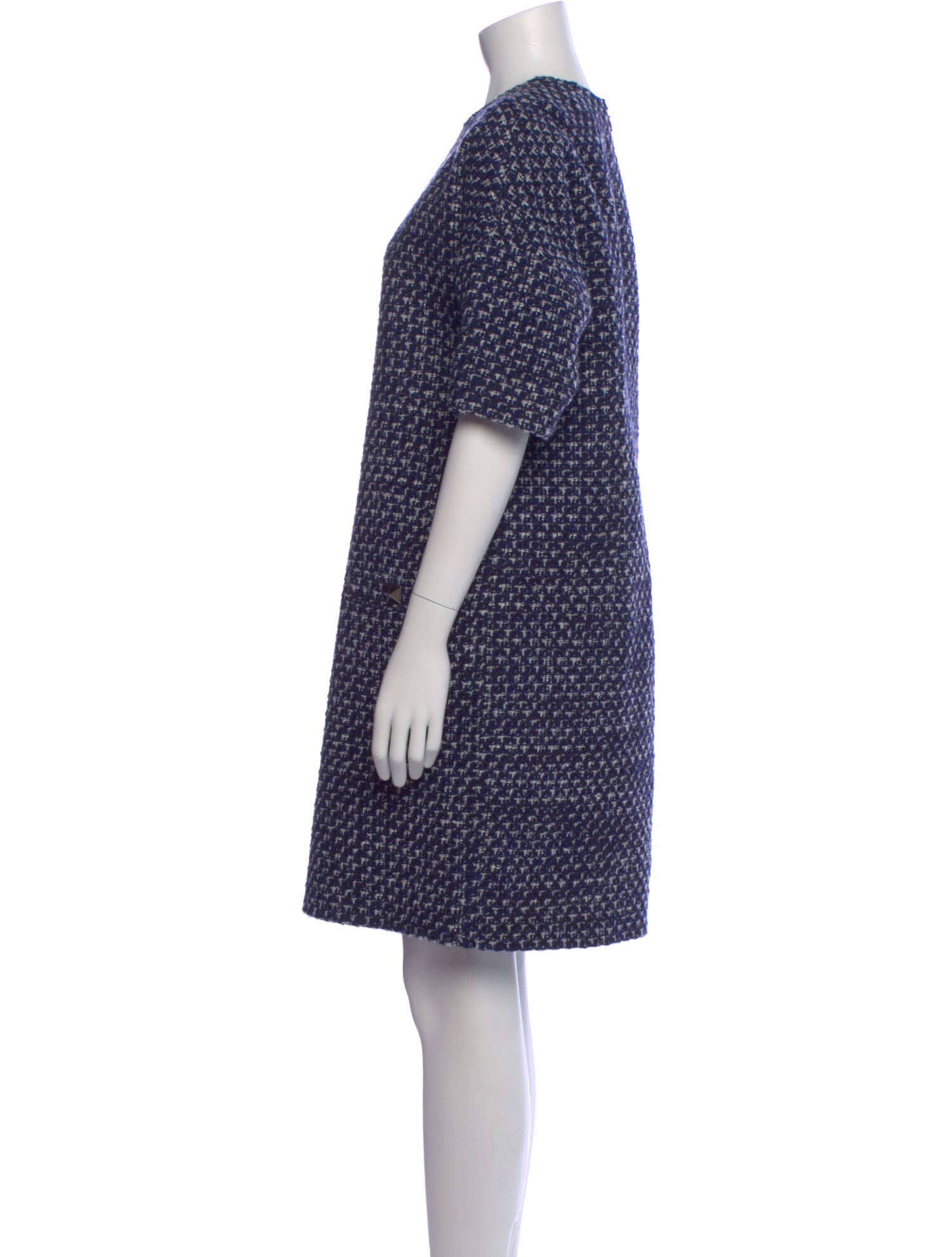 Valentino Virgin Wool Knee-Length Dress w/ Tags