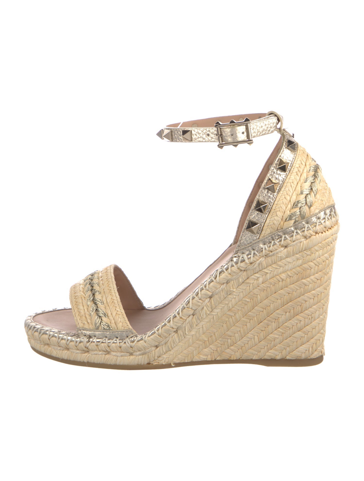 Valentino Rockstud Accents Leather D'Orsay Pumps