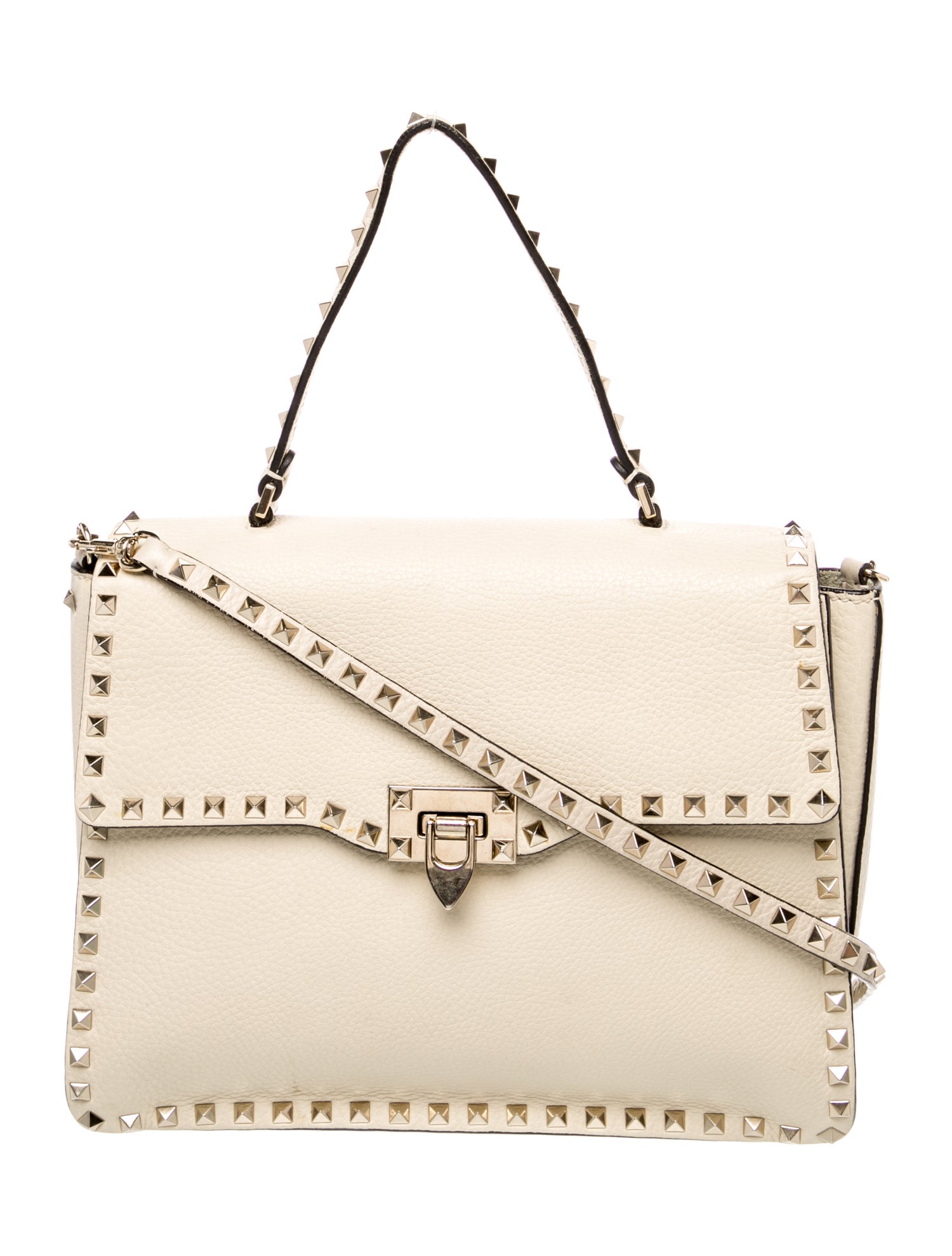 Valentino Rockstud Top Handle Bag