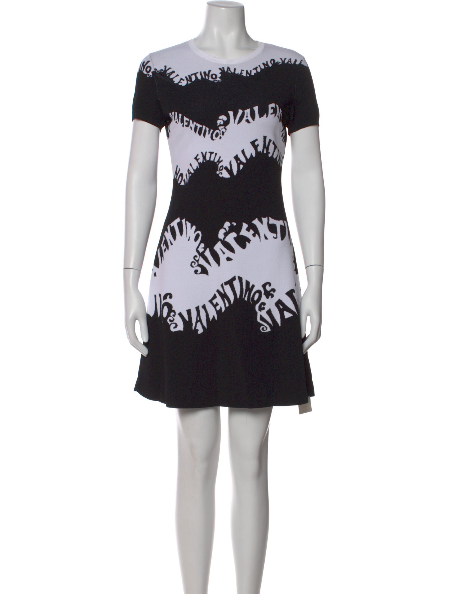 Valentino Graphic Print Mini Dress