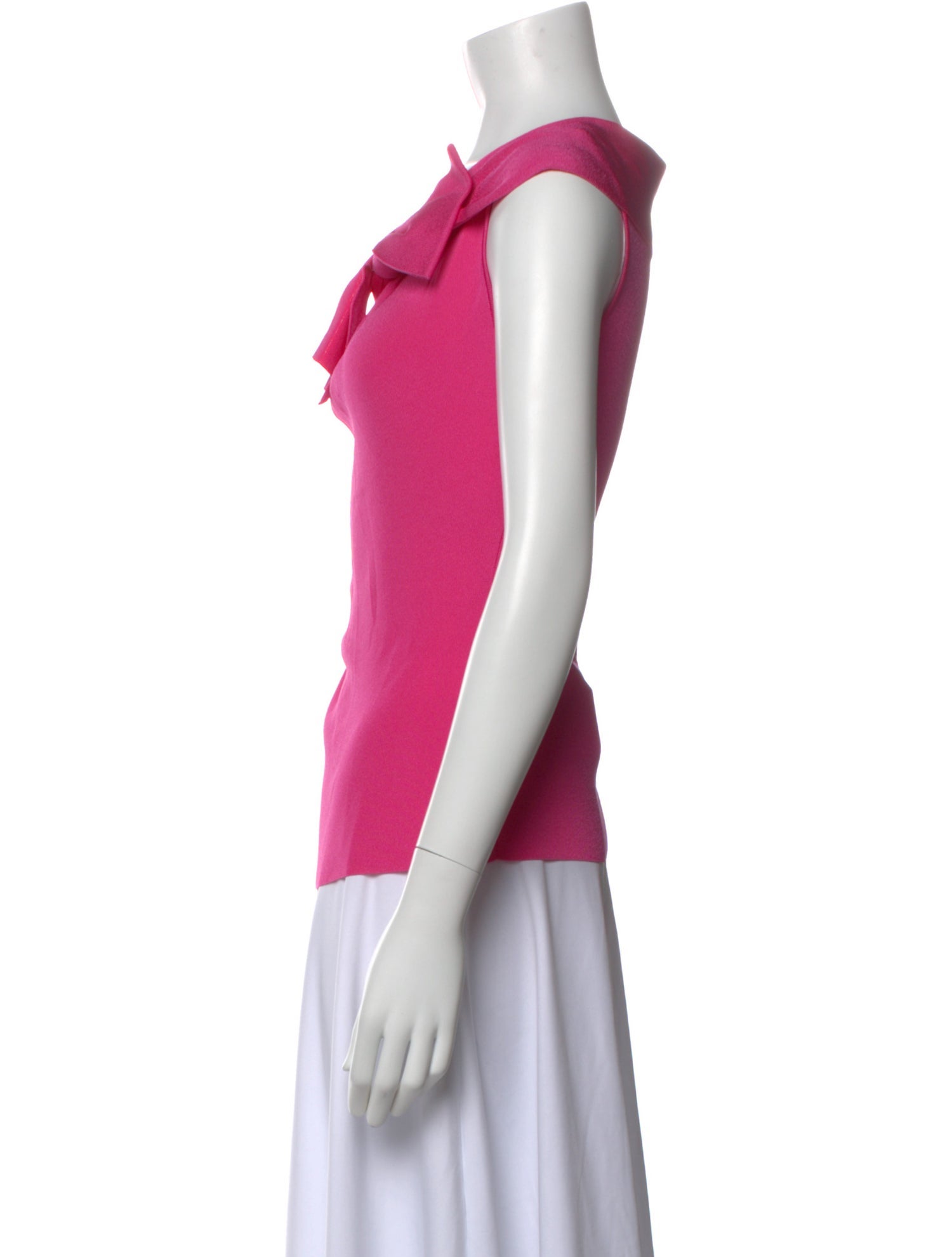 Valentino Tie Neck Sleeveless Top w/ Tags