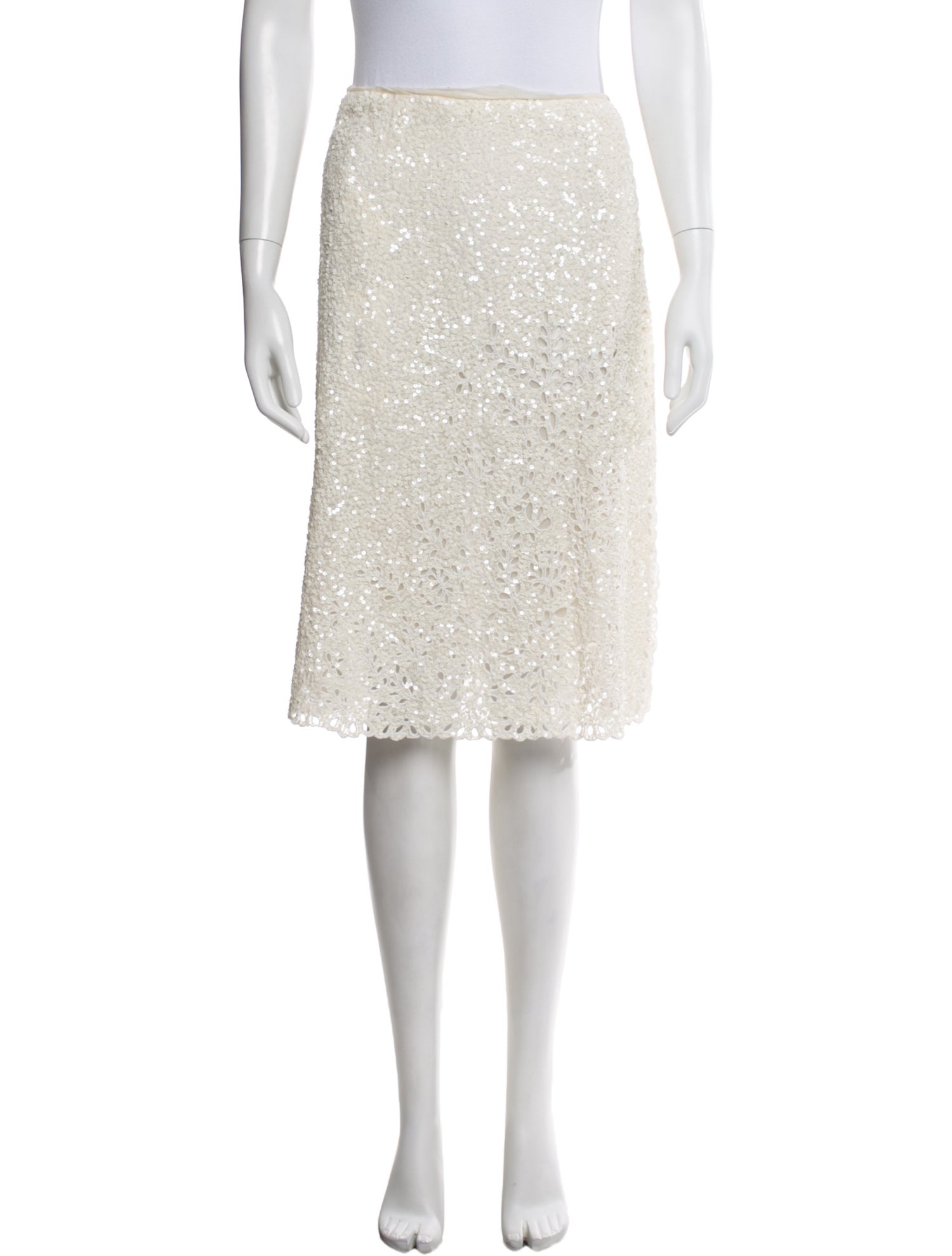Valentino Vintage Midi Length Skirt