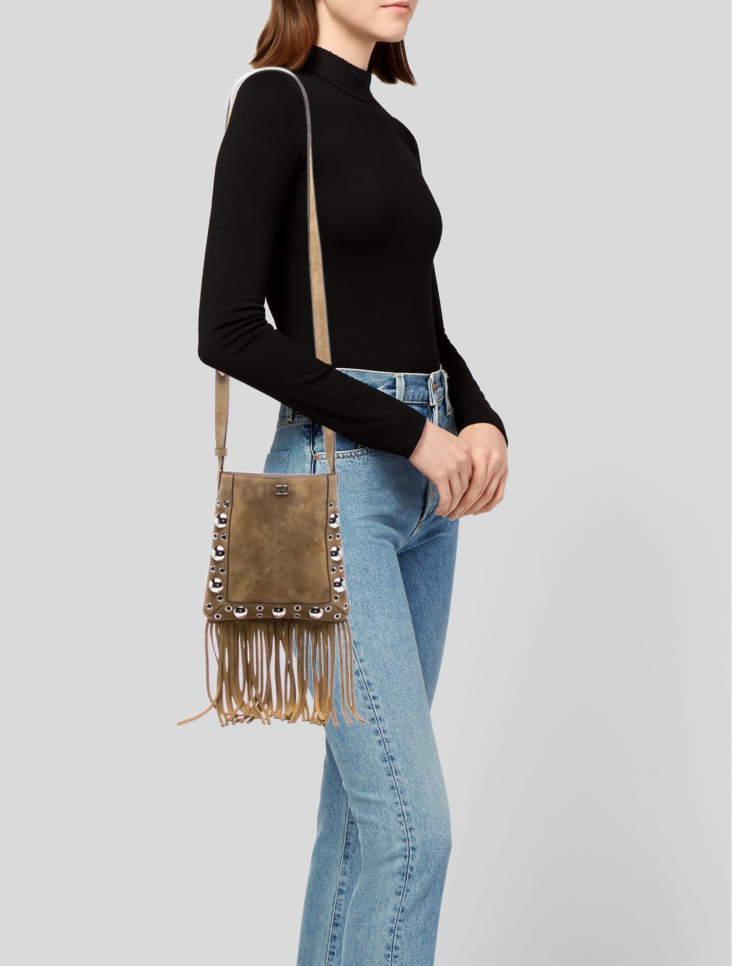 Valentino Suede Nellcote Fringe