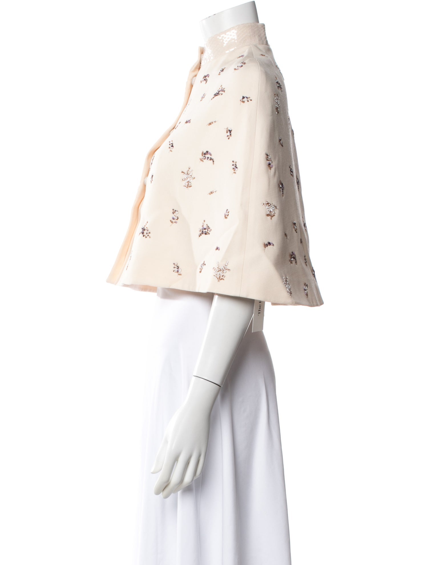 Valentino Virgin Wool Floral Print Jacket