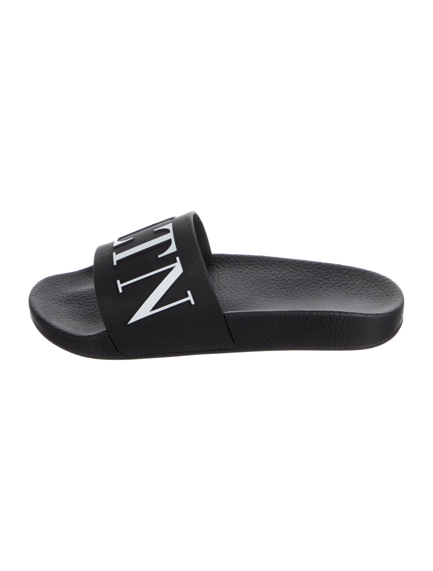 Valentino Rubber Printed Slides w/ Tags