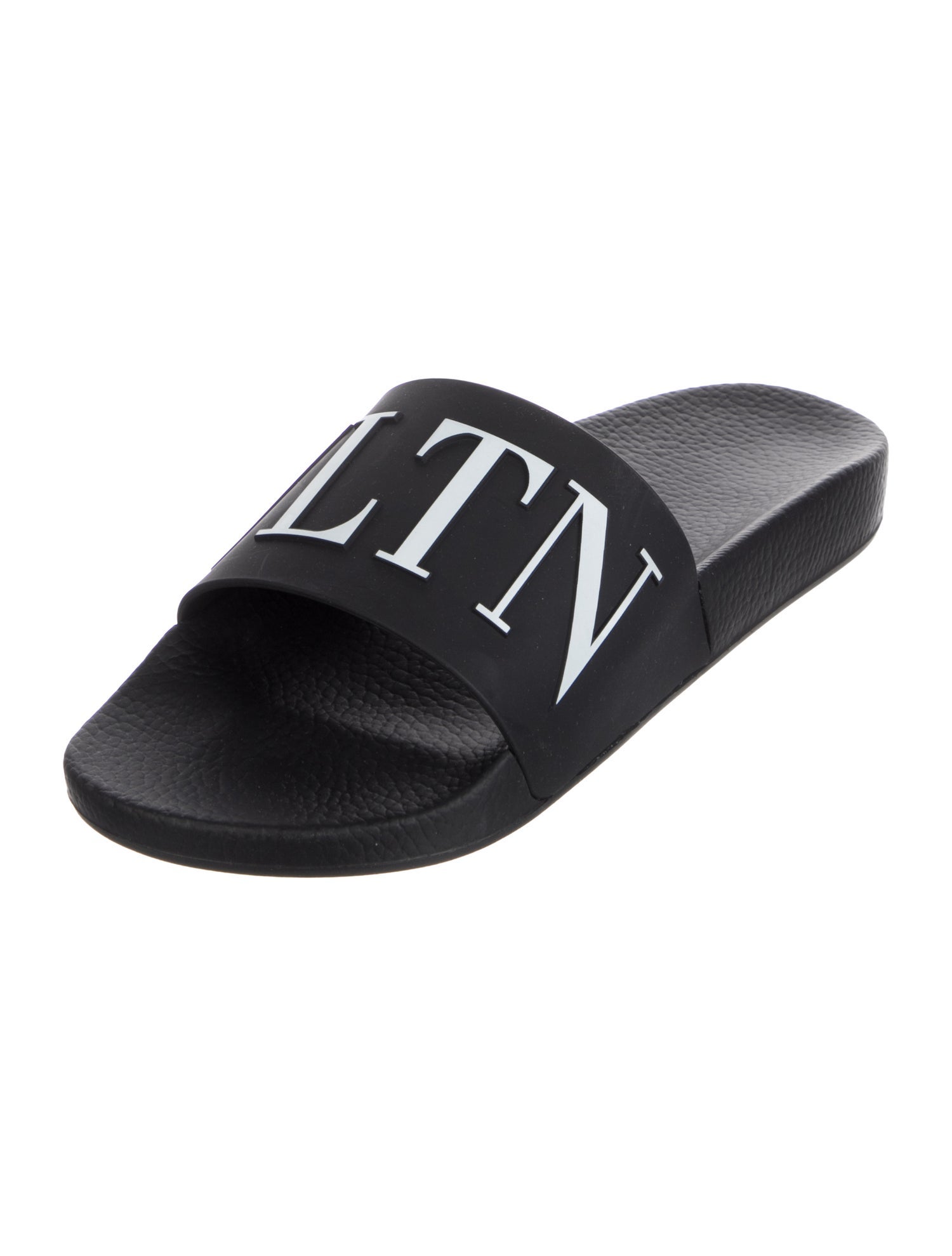 Valentino Rubber Printed Slides w/ Tags