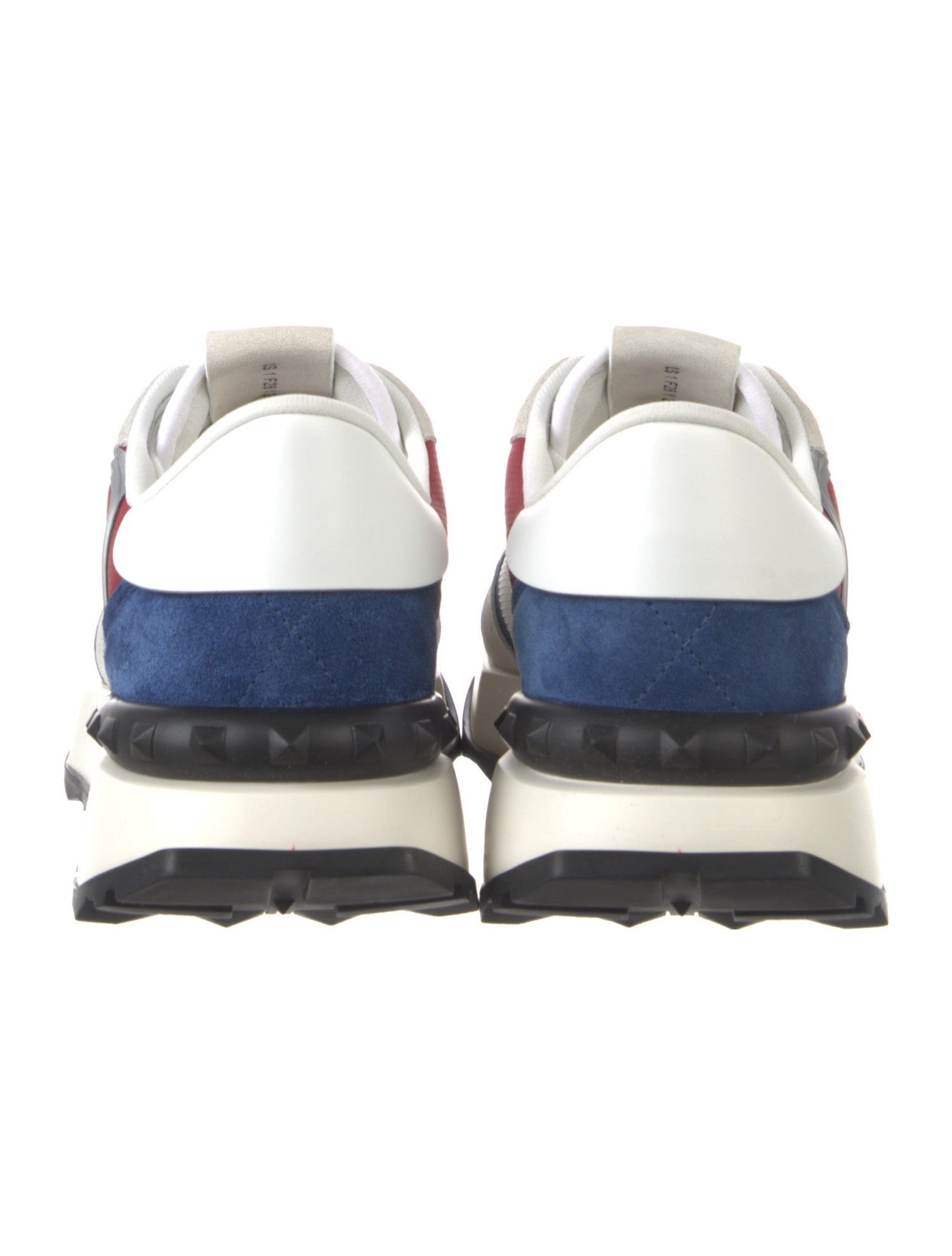 Valentino Leather Printed Athletic Sneakers - White Sneakers
