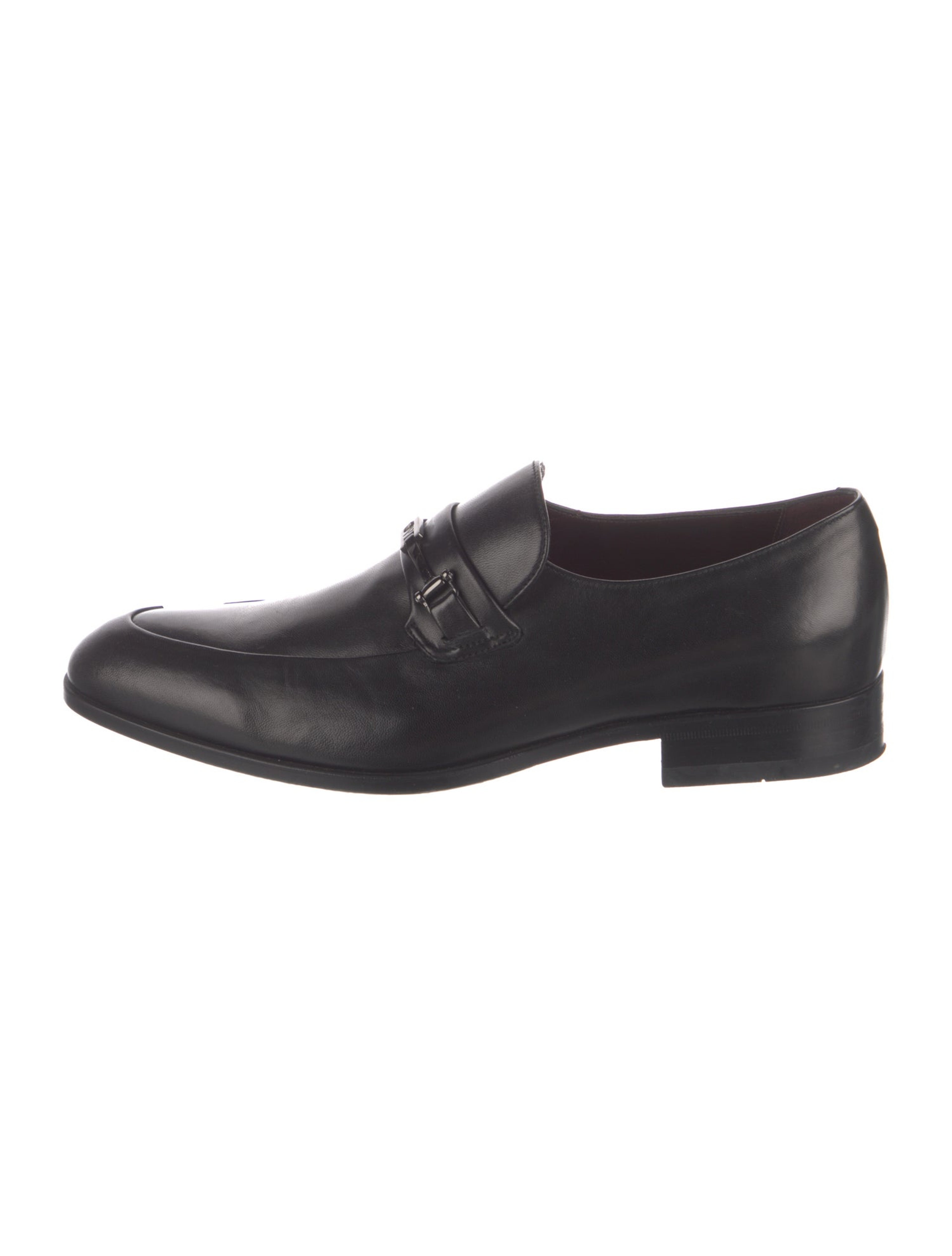 Rockstud Accents Leather Monk Straps