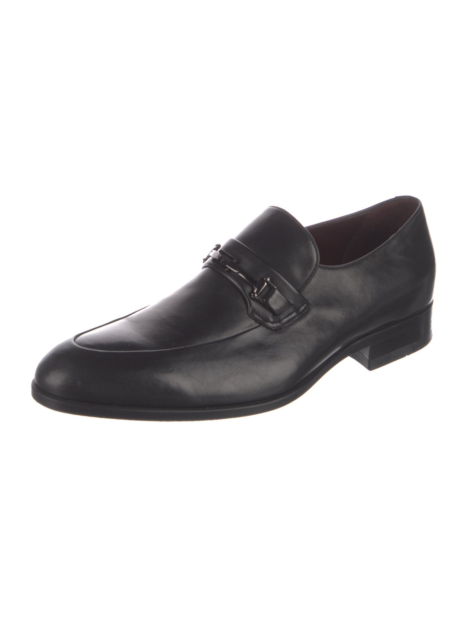 Valentino Rockstud Accents Leather Monk Straps