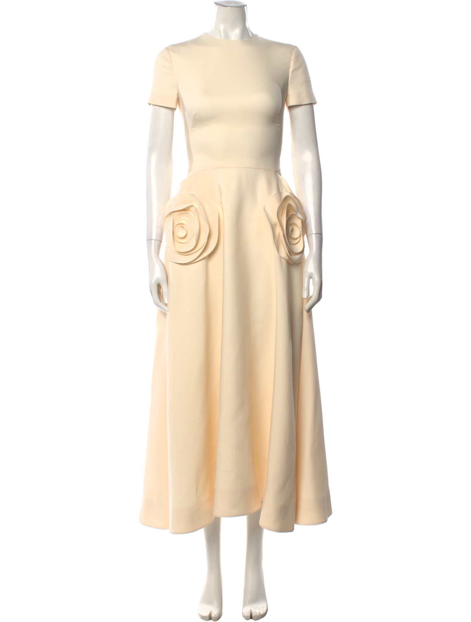 Valentino Virgin Wool Long Dress