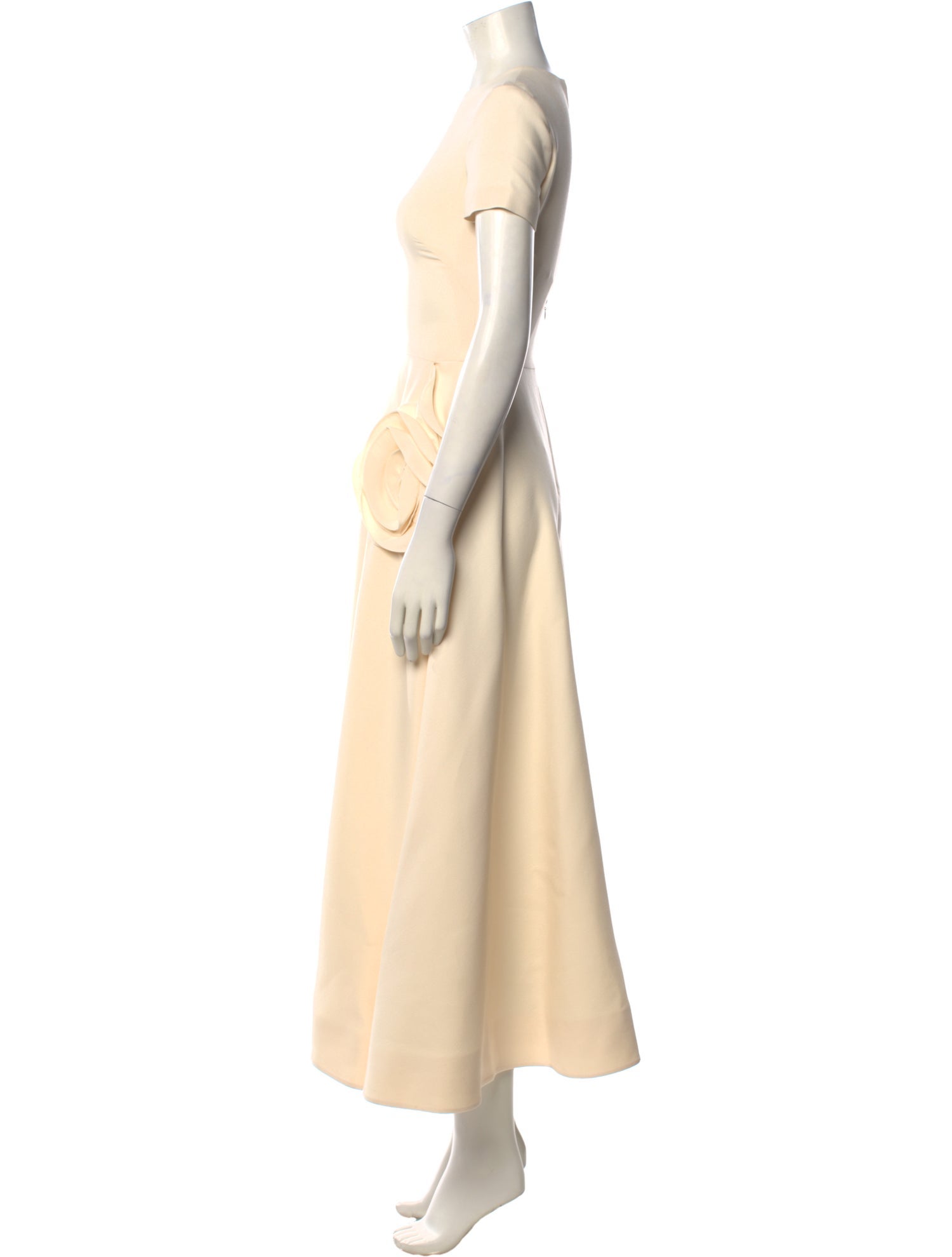 Valentino Virgin Wool Long Dress