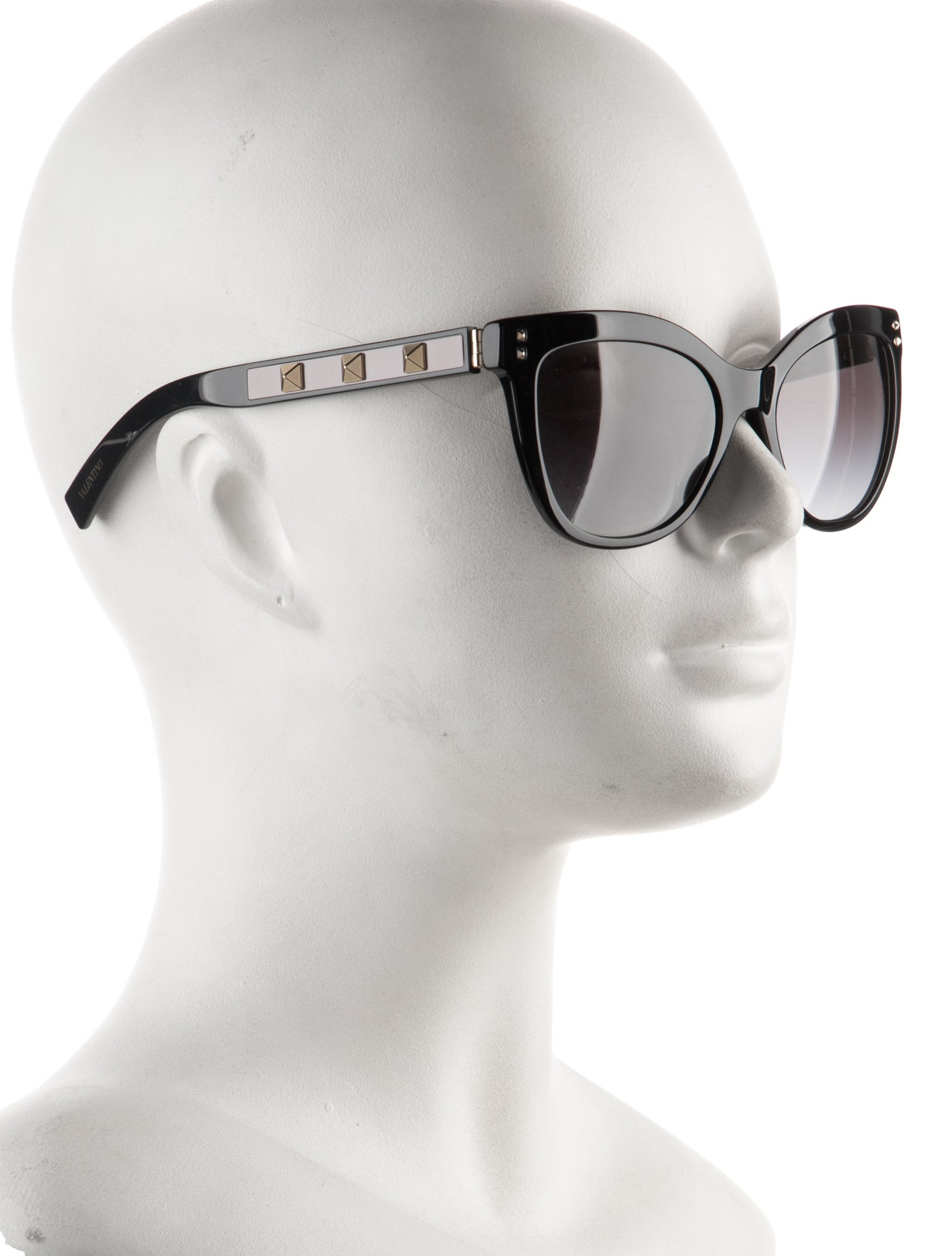 Valentino Rockstud Accents Cat-Eye Sunglasses