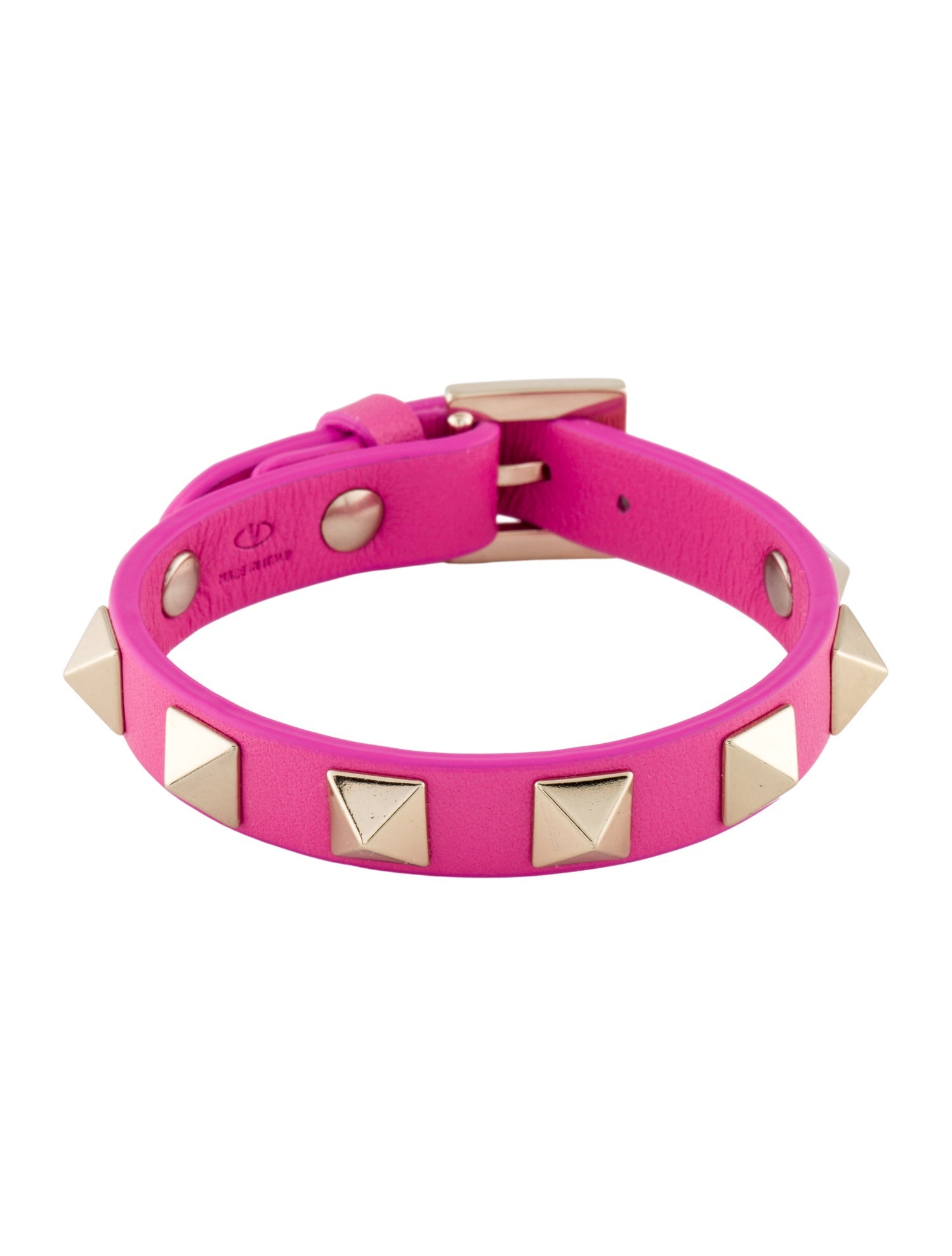Valentino Rockstud Leather Wrap Bracelet