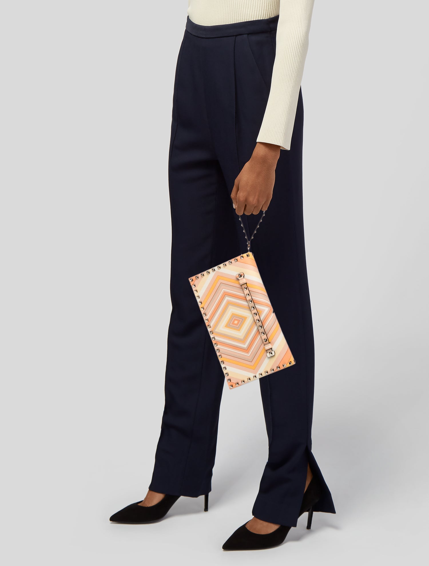 Charlotte Olympia Croissant Clutch - Gold Clutches, Handbags