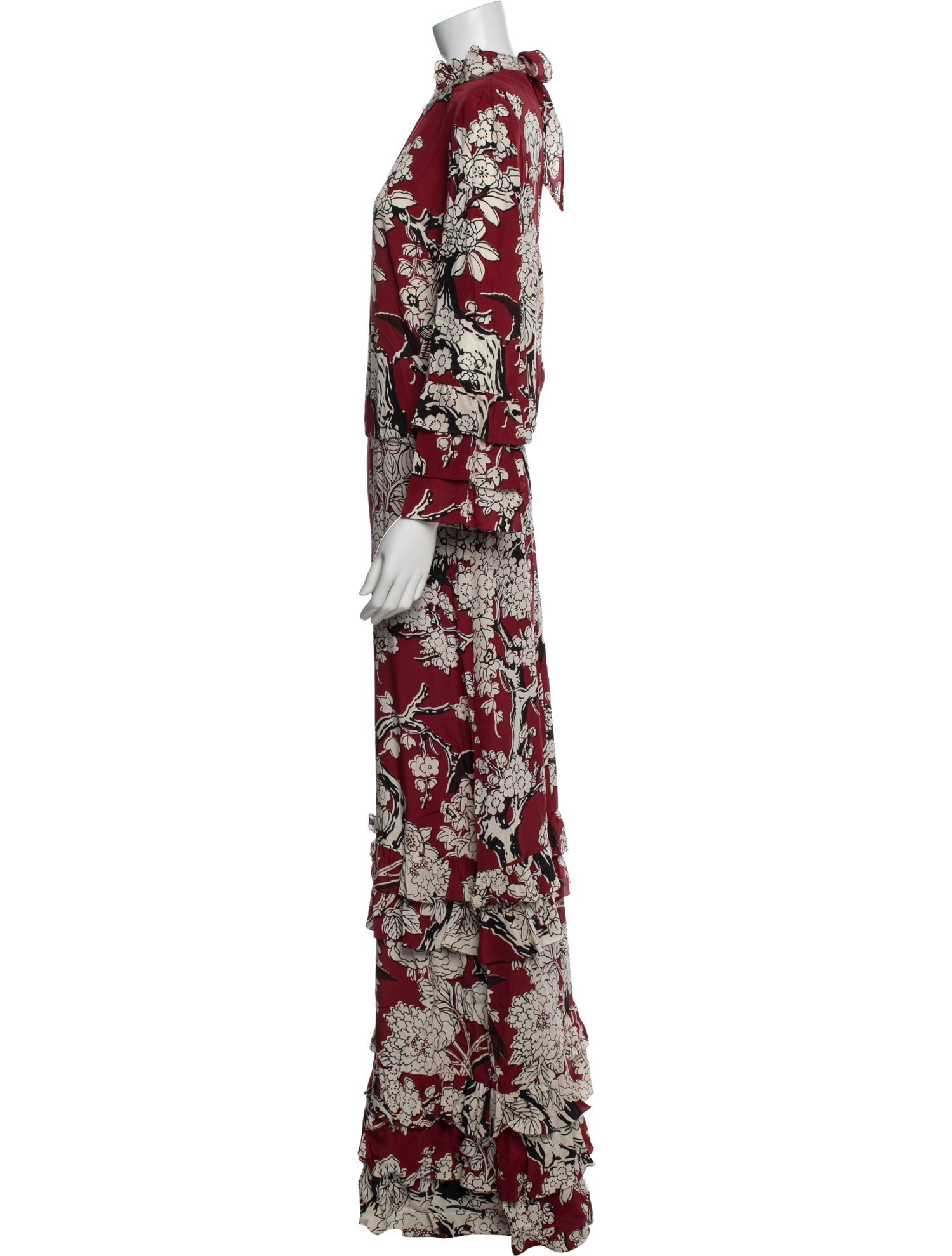 Valentino Silk Long Dress