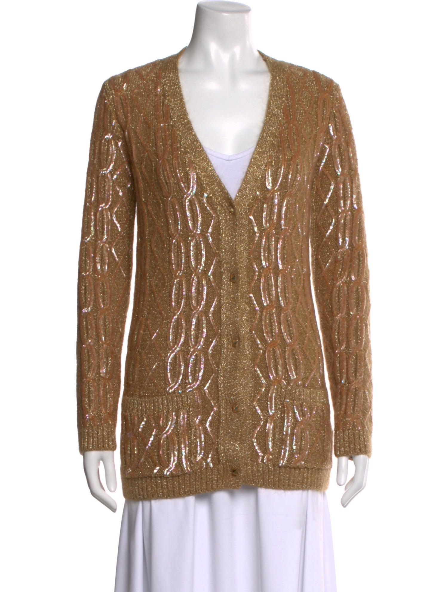 Valentino Wool Patterned Sweater w/ Tags