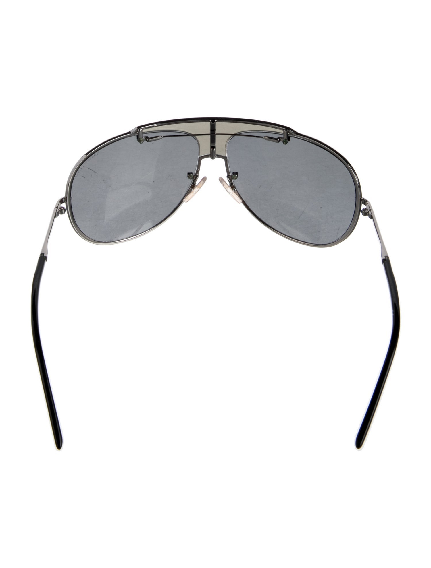 Valentino Rockstud Accents Shield Sunglasses