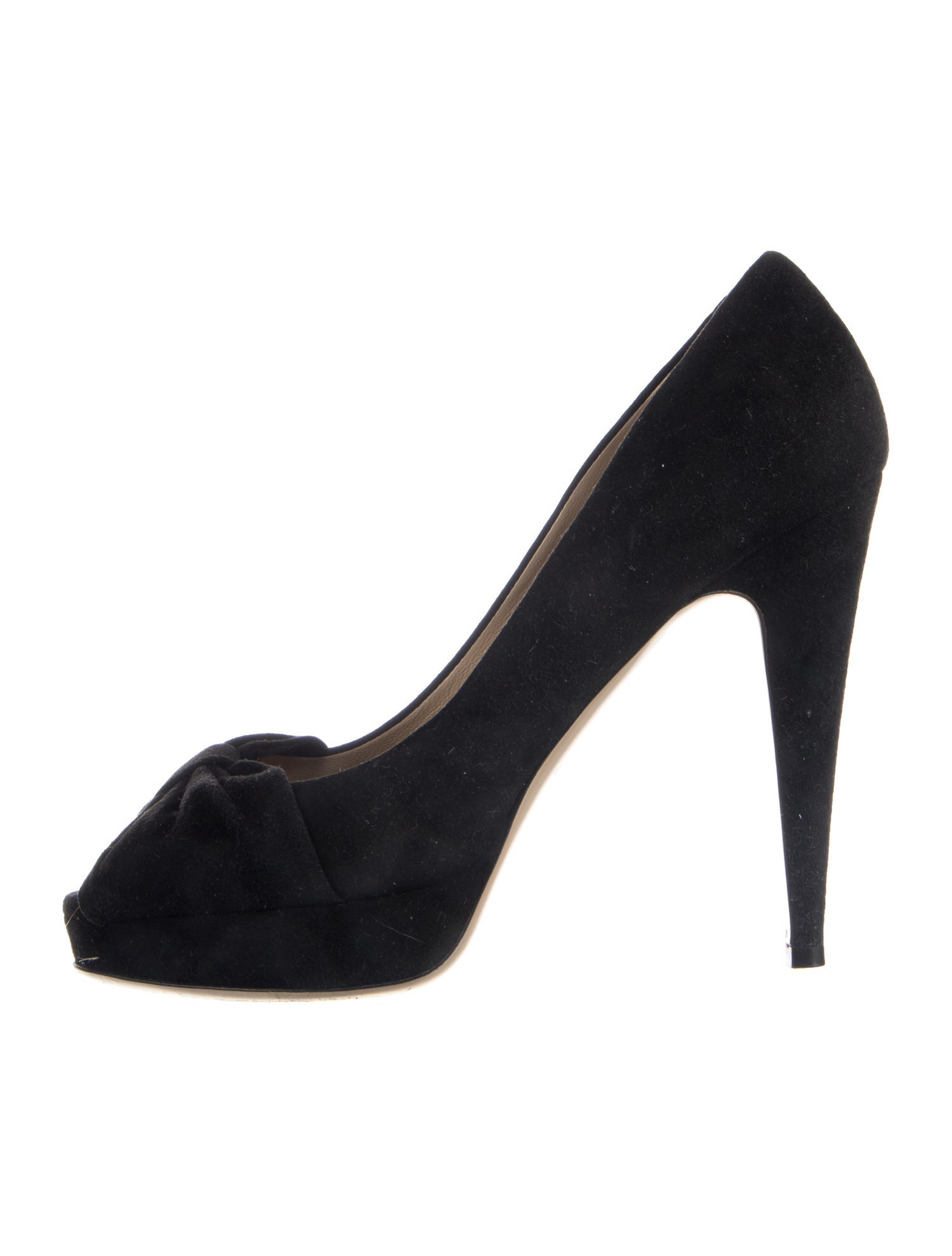 Valentino Rockstud Accents Suede Pumps
