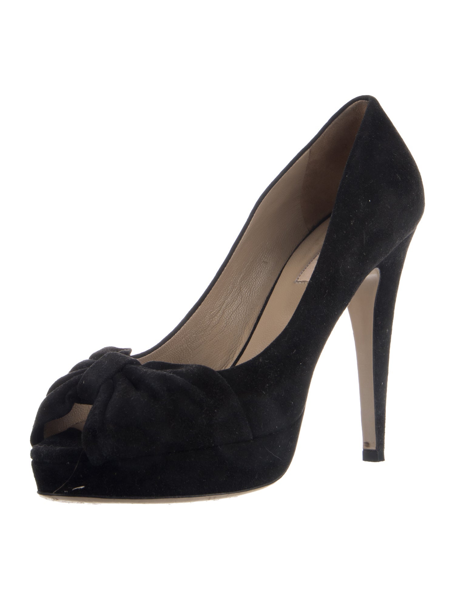 Valentino Rockstud Accents Suede Pumps