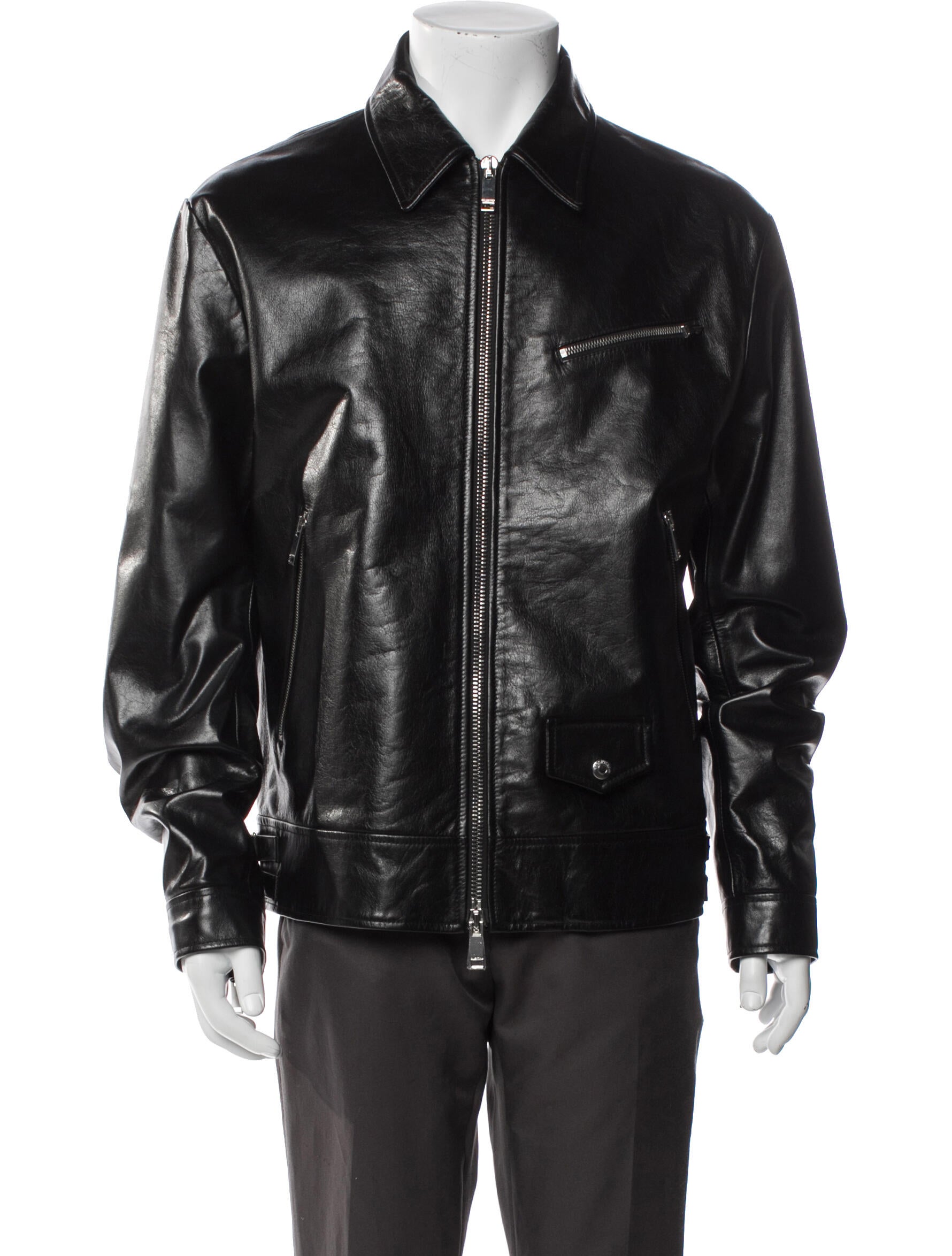 Valentino Calf Leather Jacket