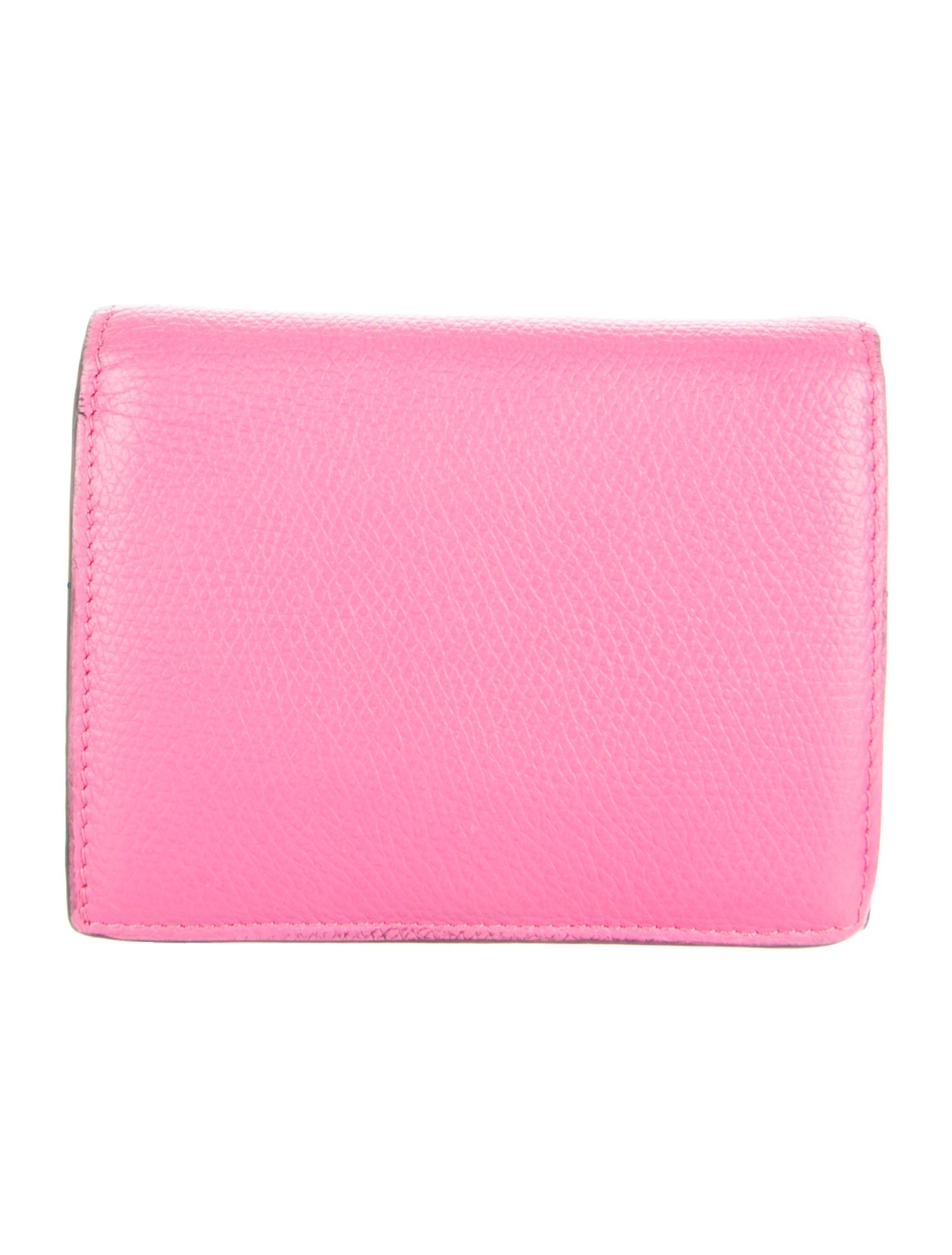 Valentino Leather Compact Wallet