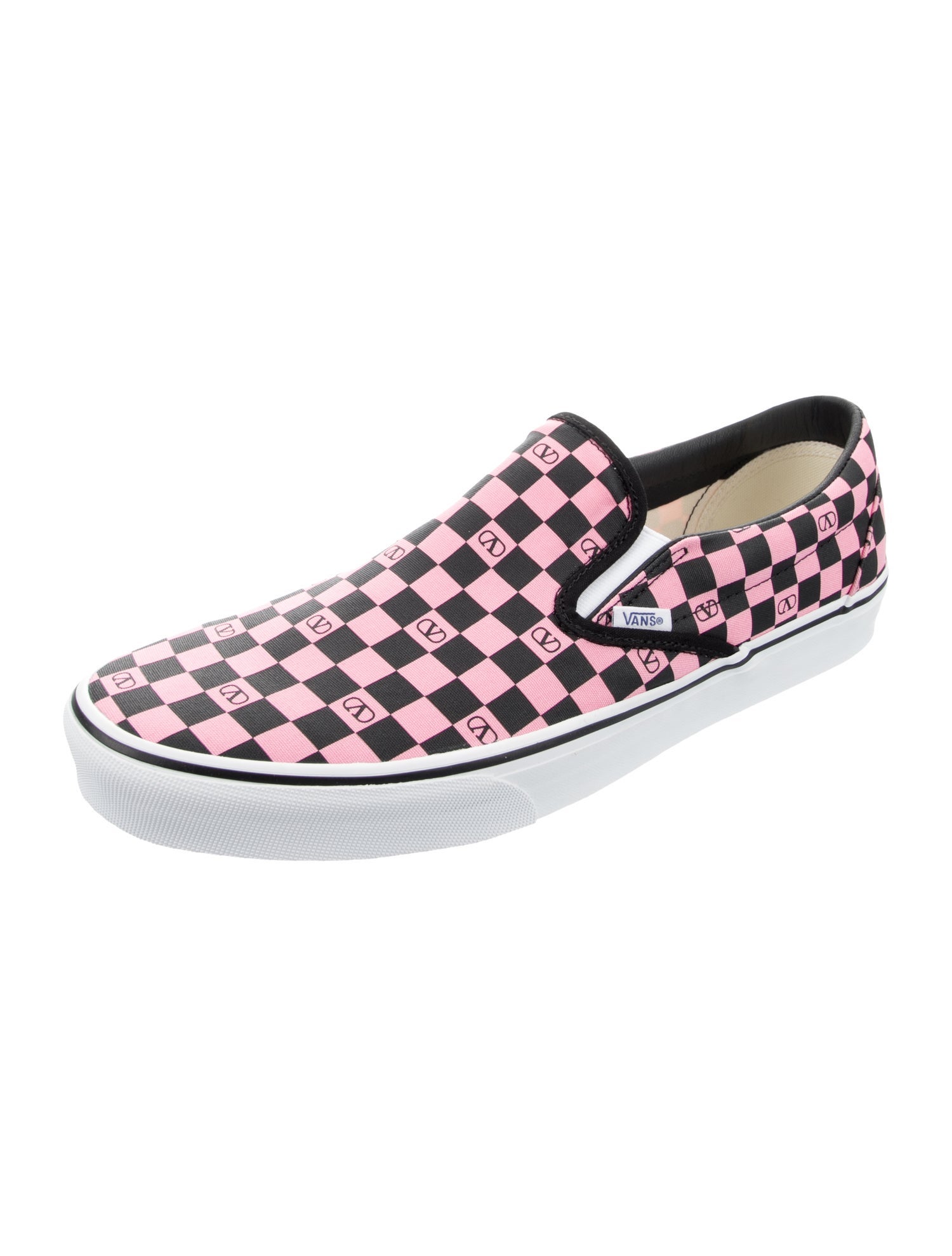 Vans x Valentino Canvas Plaid Print Sneakers